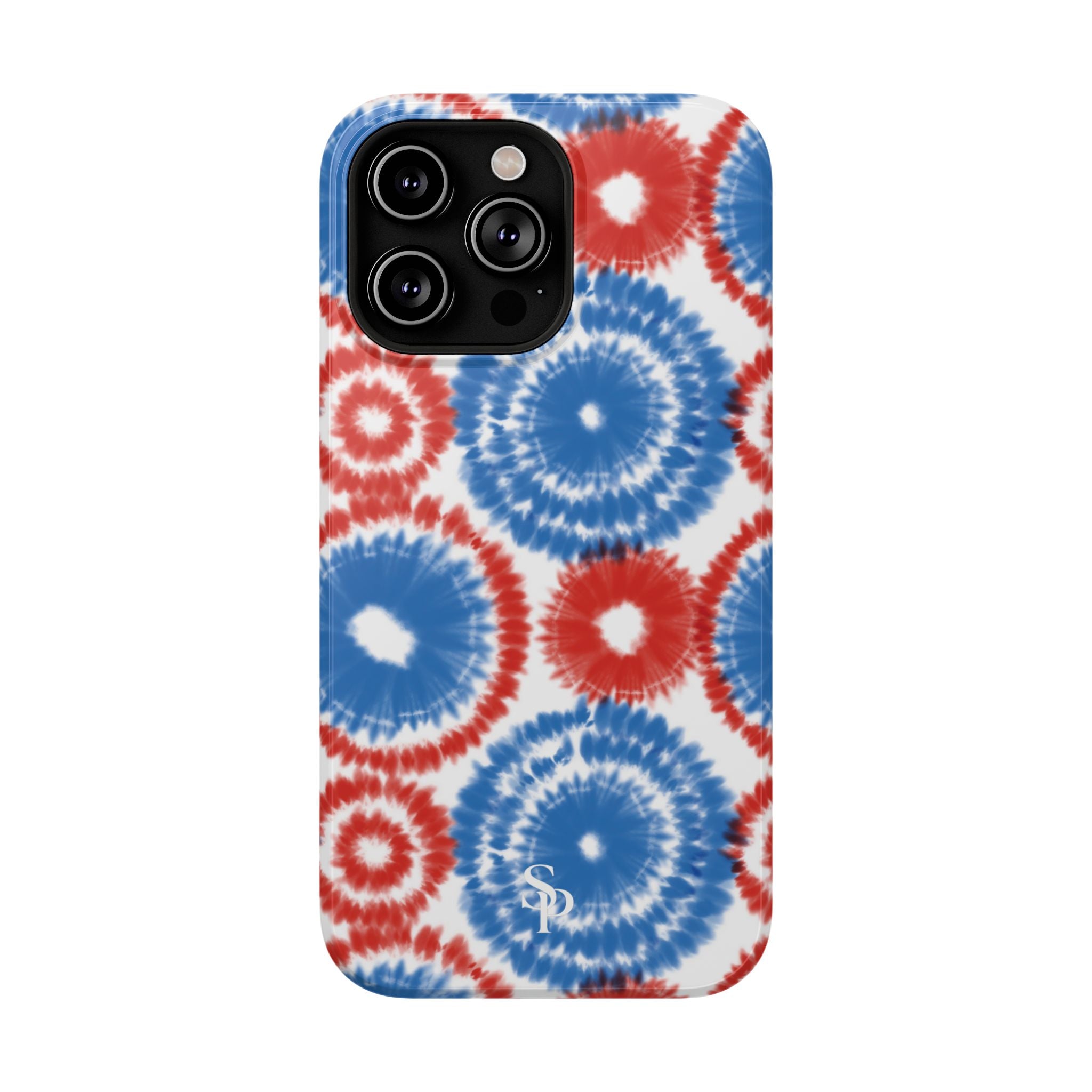 Patriotic Tie Dye Impact Resistant Phone Case