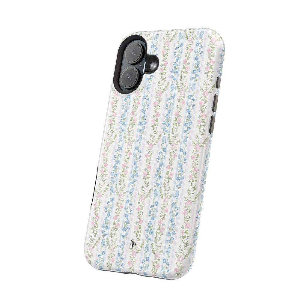Pastel Floral Pattern Magnetic Tough Case