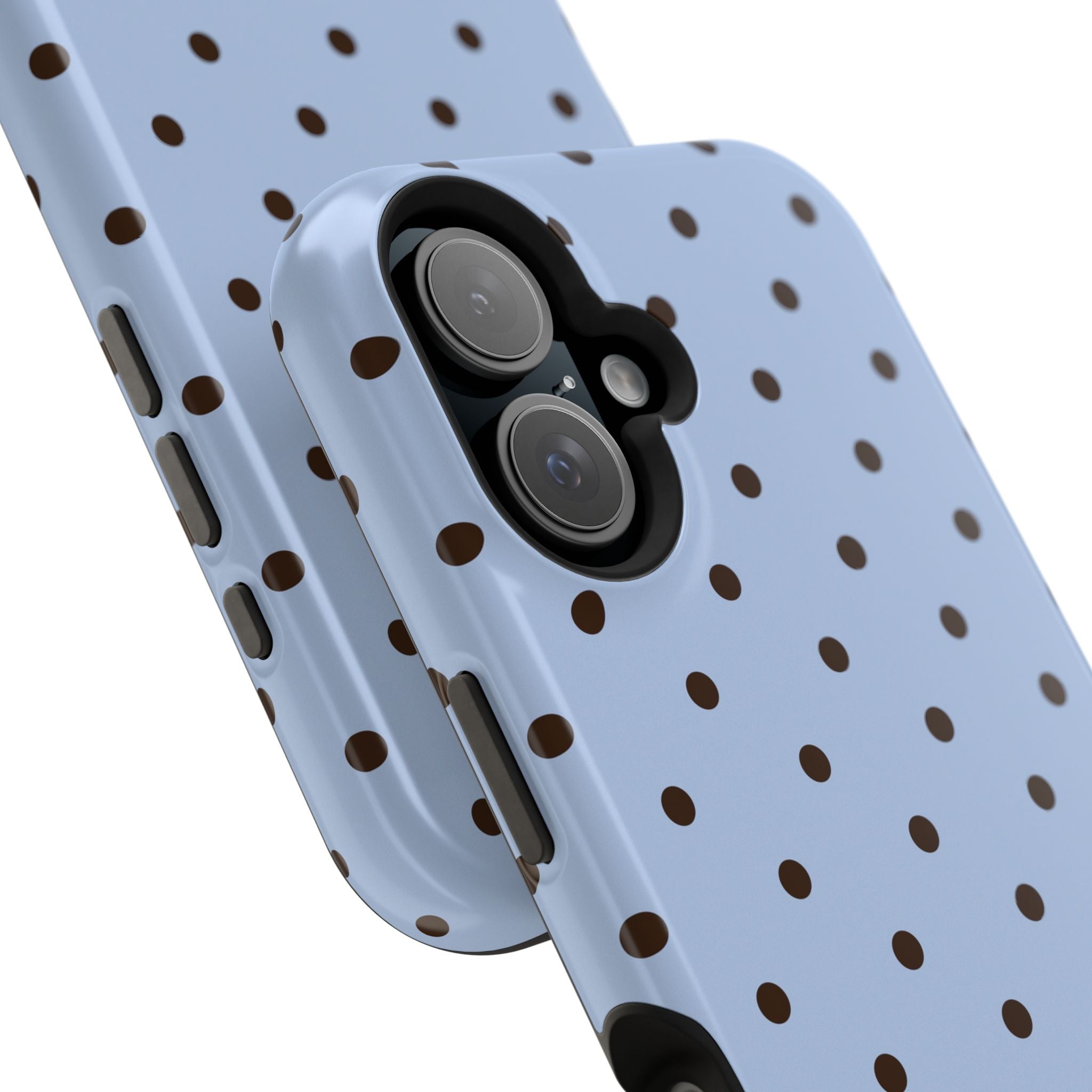Blue Polka Dot Magnetic Impact Phone Case