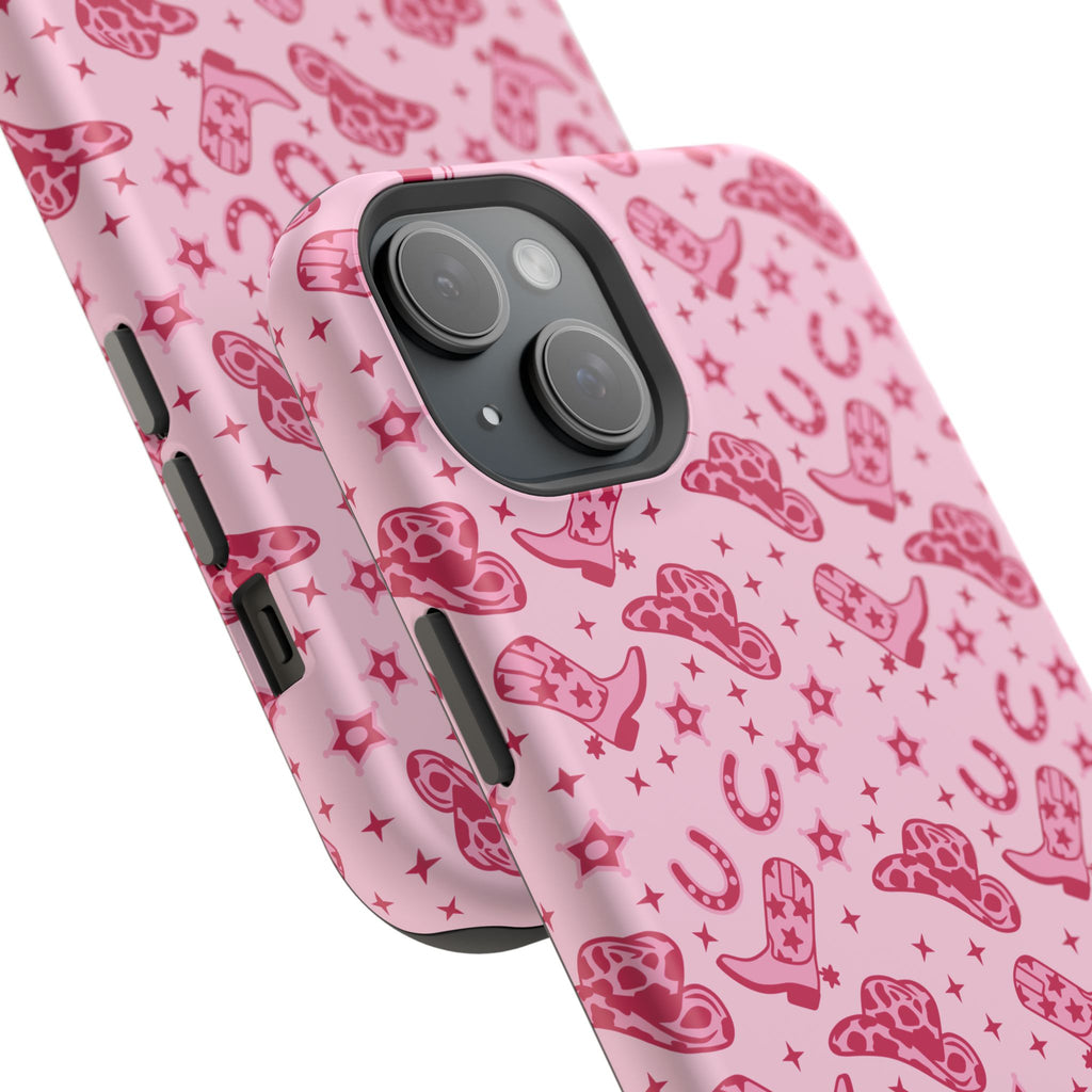 Pink Cowgirl Impact-Resistant Case