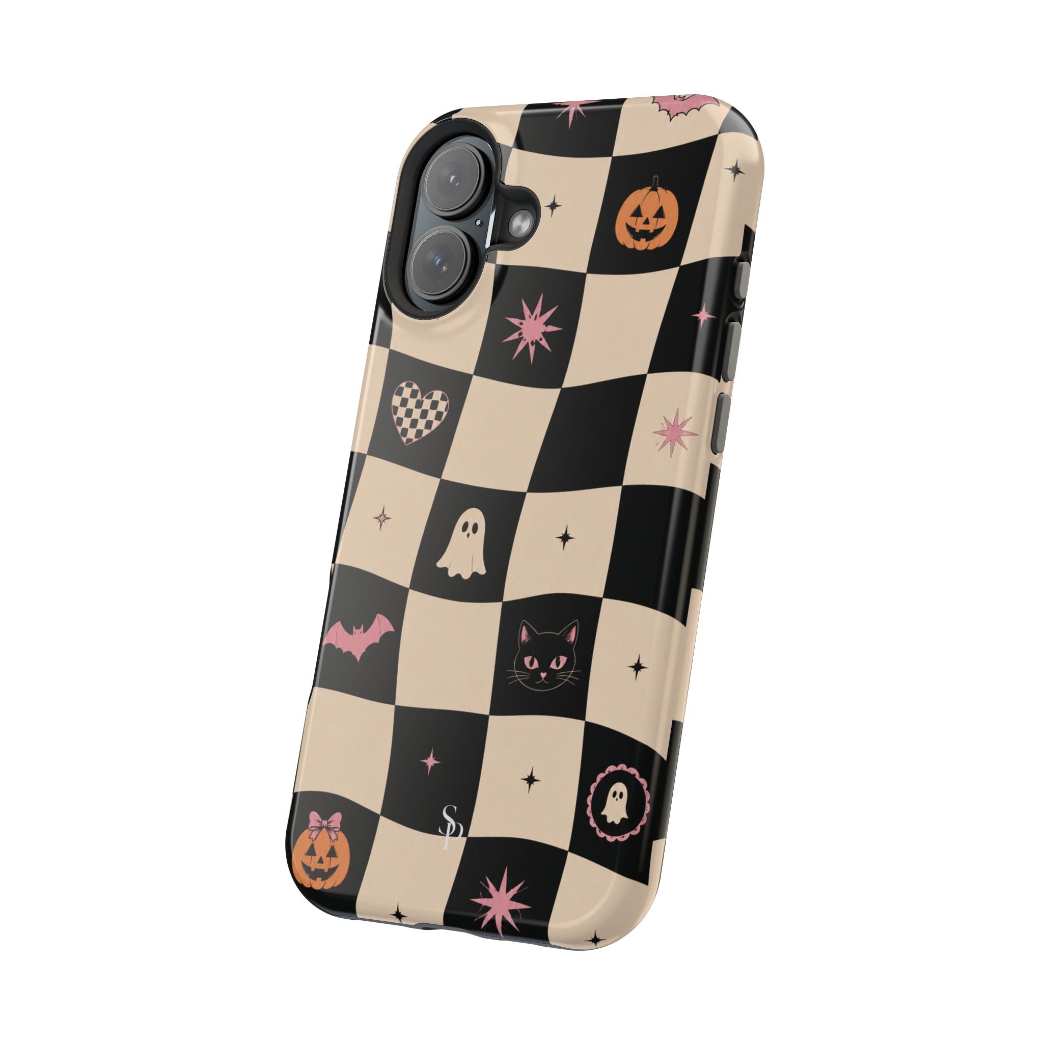 Halloween Checkerboard Magnetic Phone Case