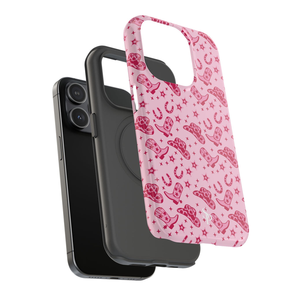 Pink Cowgirl Impact-Resistant Case