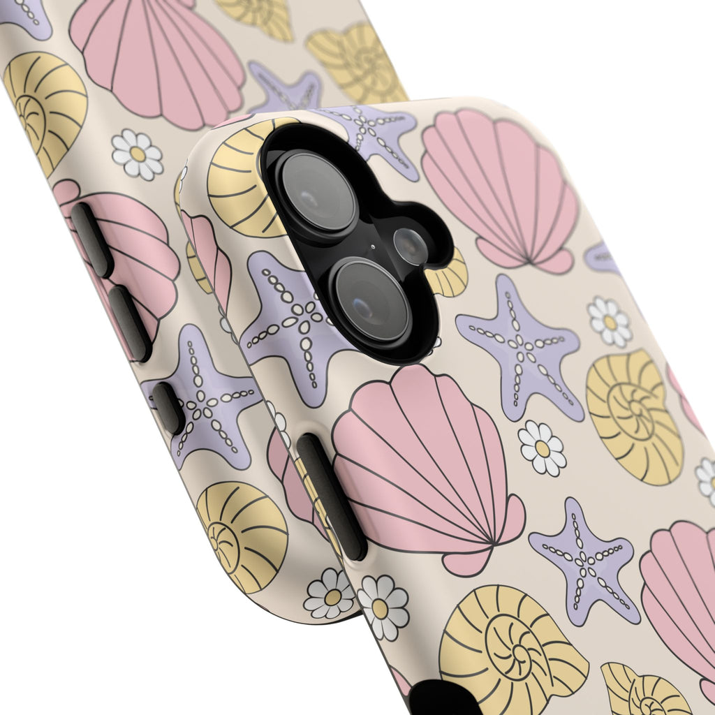 Coastal Shells Impact-Resistant Phone Case