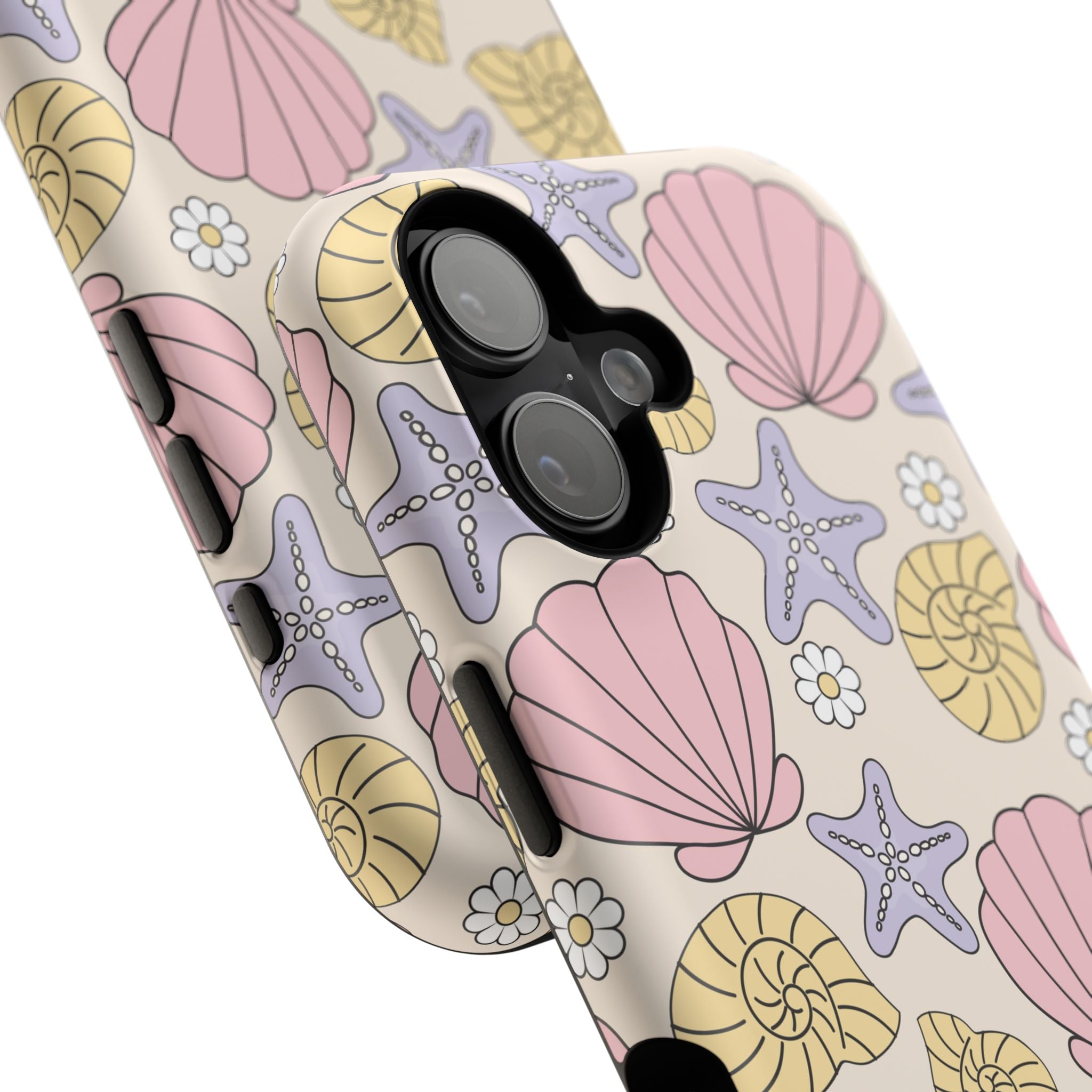 Coastal Shells Impact-Resistant Phone Case