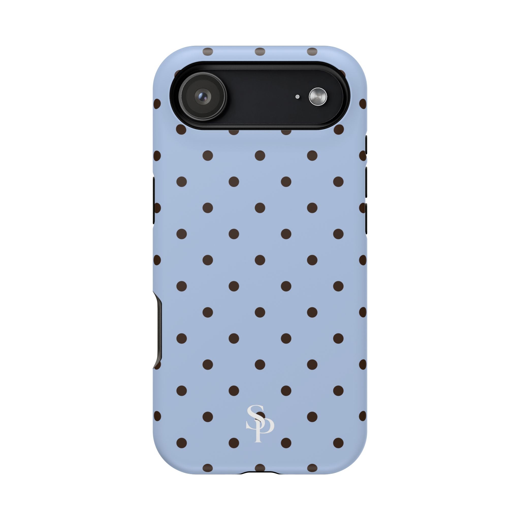 Blue Polka Dot Magnetic Impact Phone Case
