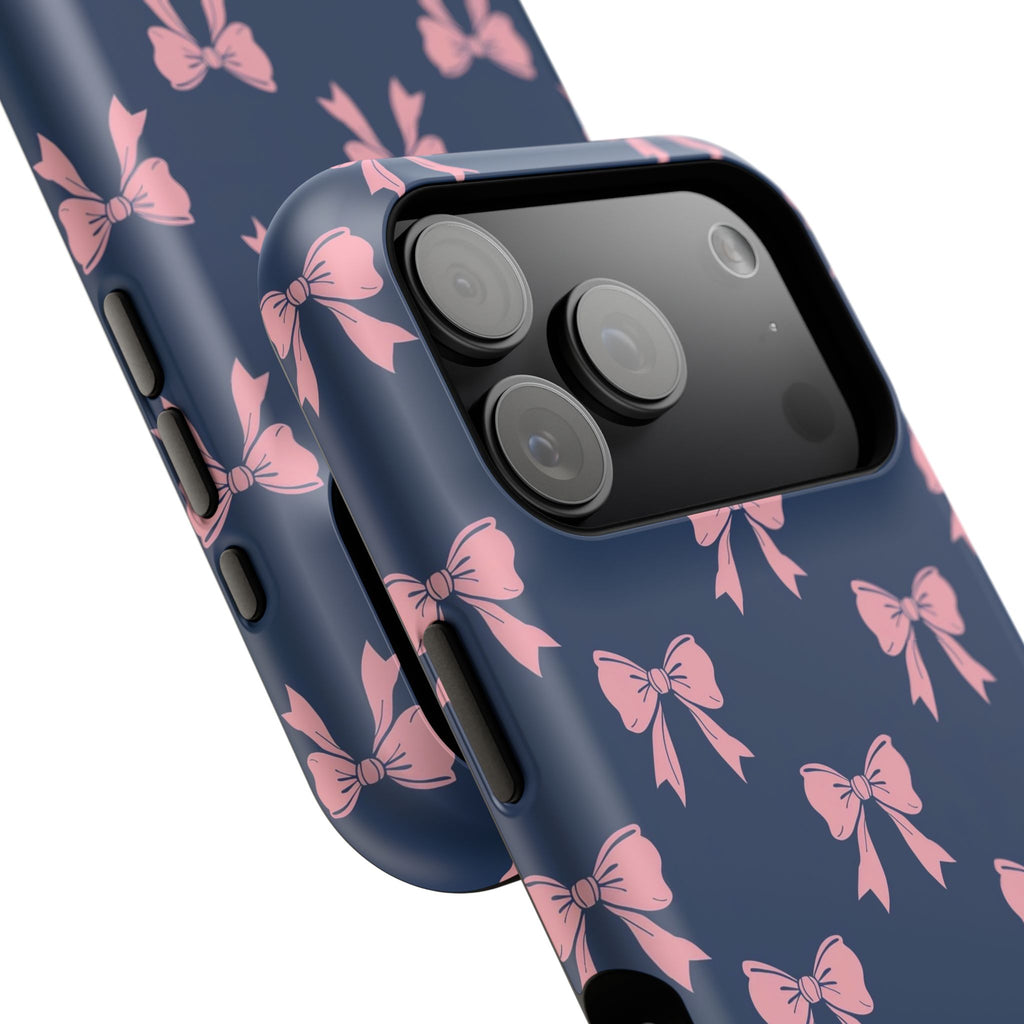Chic Bow Impact-Resistant Phone Case