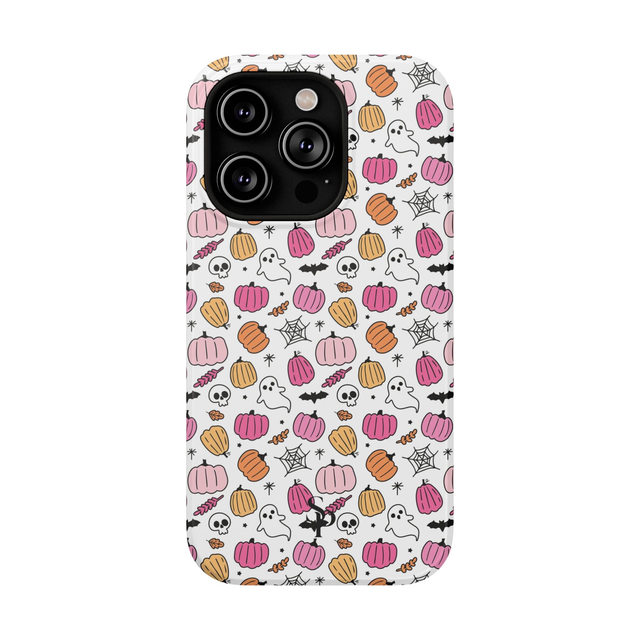 Pink Halloween Impact-Resistant Cases
