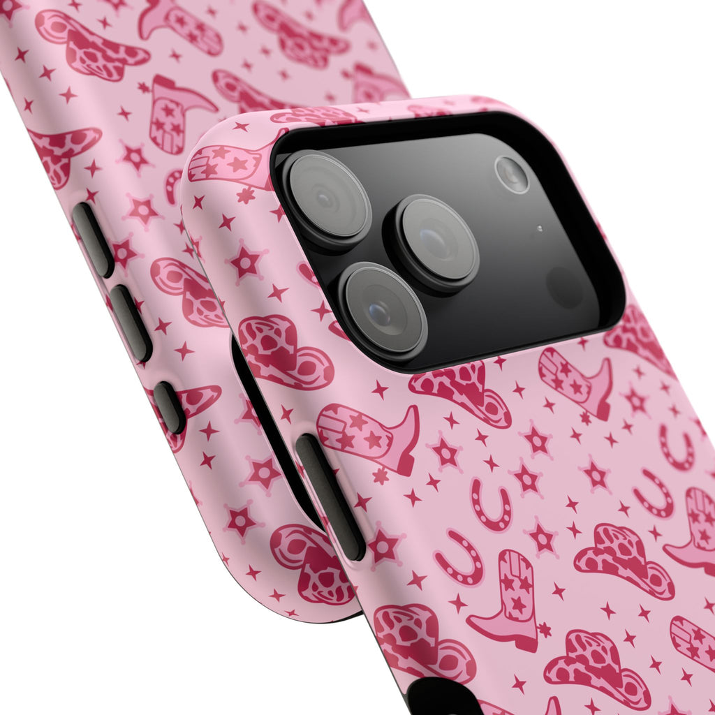 Pink Cowgirl Impact-Resistant Case