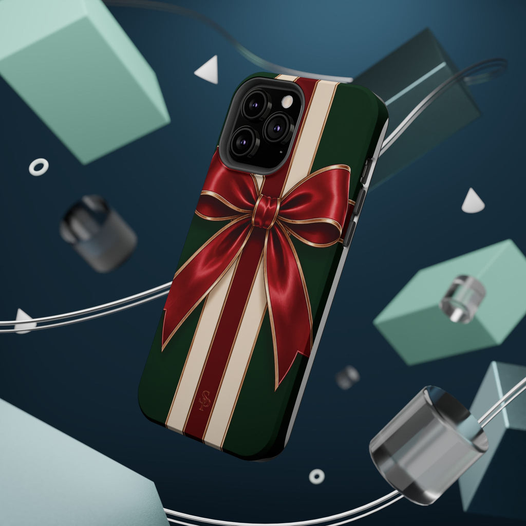 Christmas Gift Bow Magnetic Phone Case