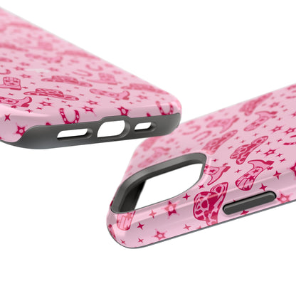 Pink Cowgirl Impact-Resistant Case