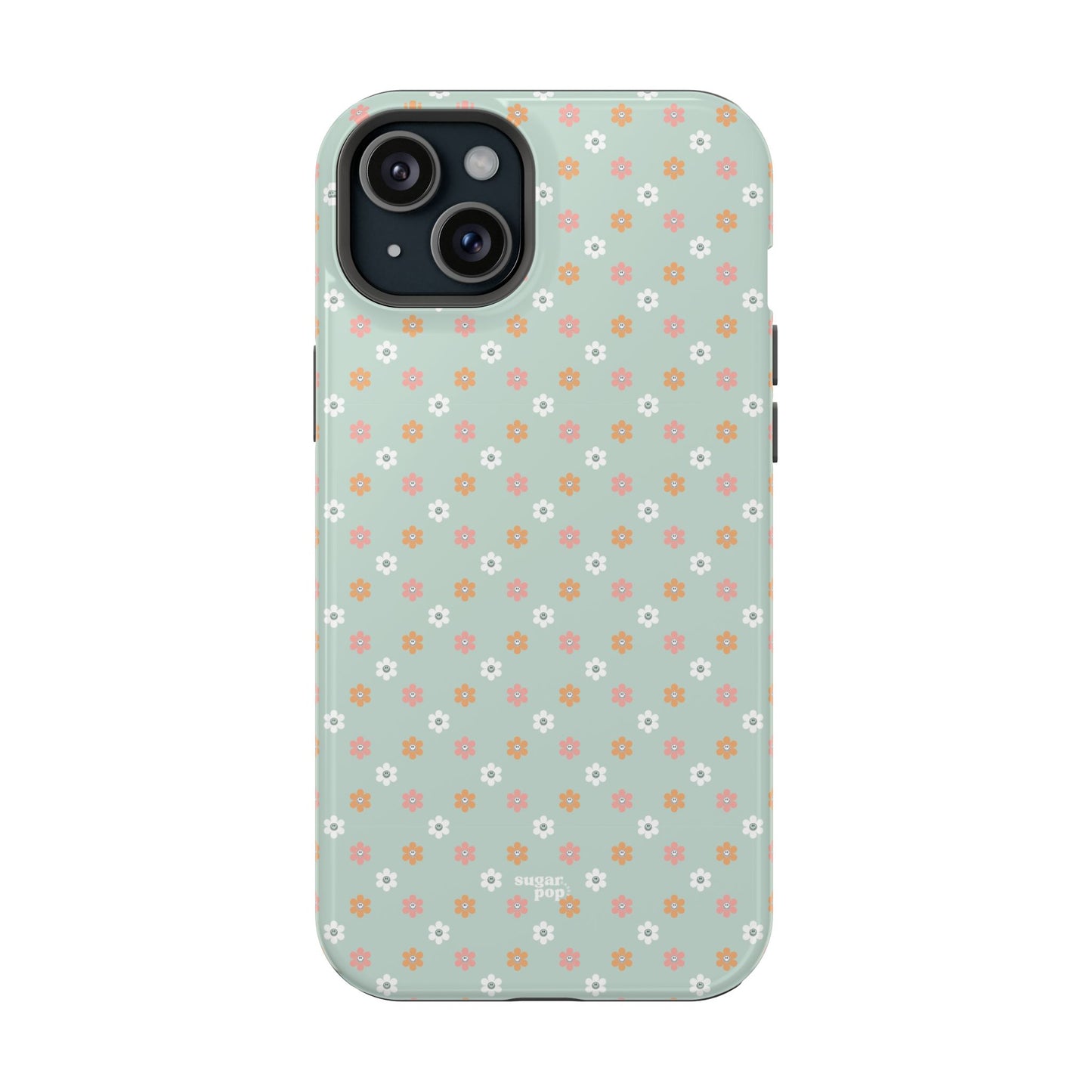 Floral Smiley Magnetic Tough Case