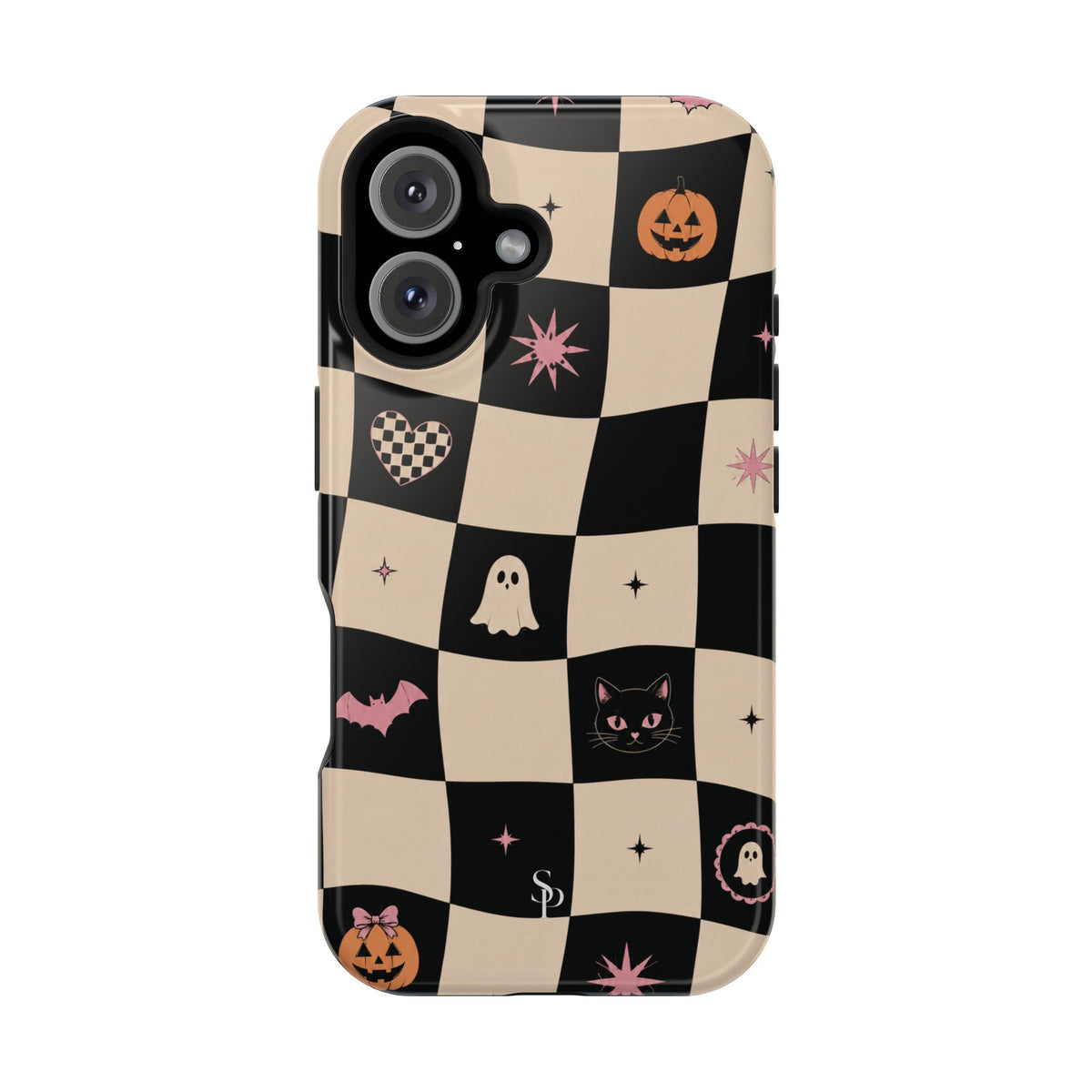 Halloween Checkerboard Magnetic Phone Case