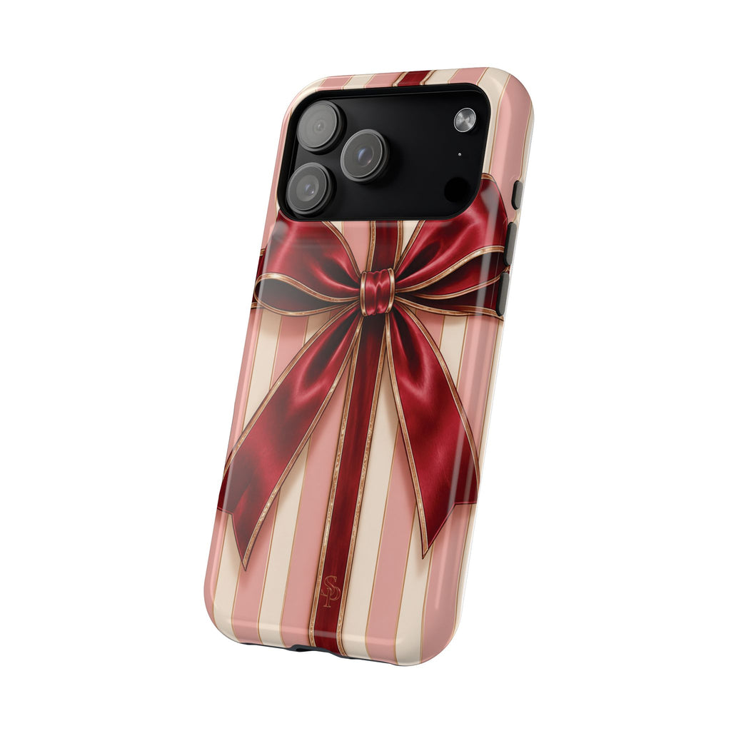 Red Bow Gift Wrap Magnetic Phone Case
