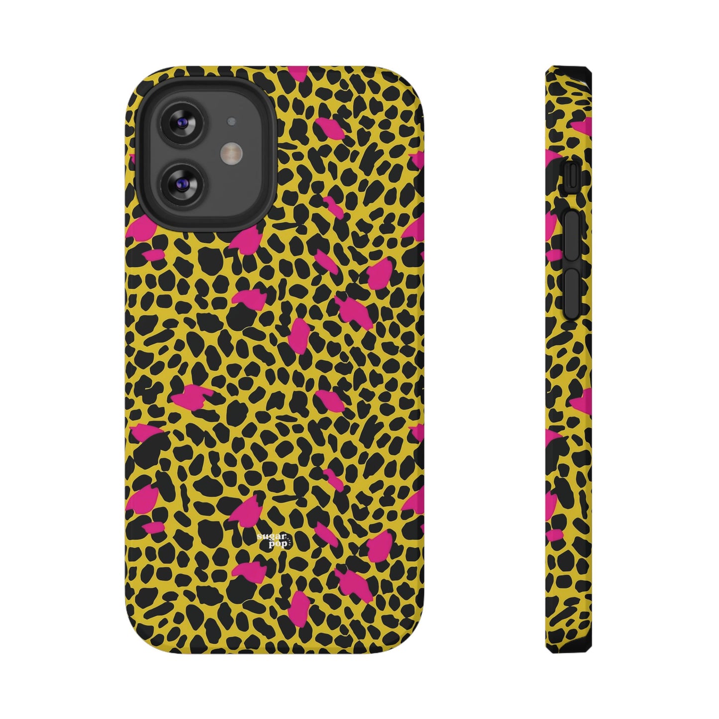 Leopard Print Impact-Resistant Phone Case