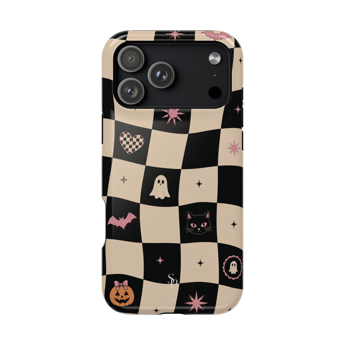 Halloween Checkerboard Magnetic Phone Case