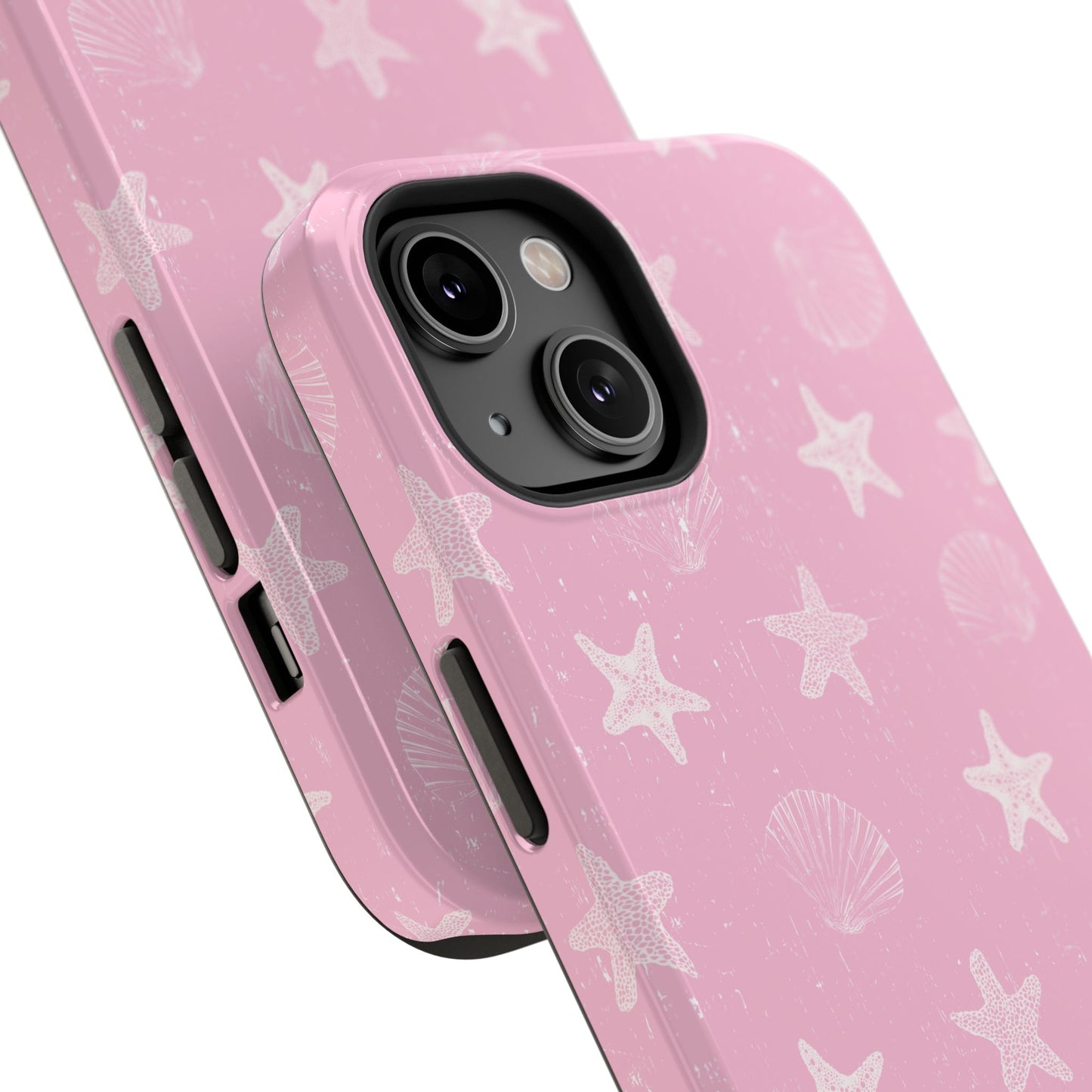 Pink Coastal Impact-Resistant Phone Case