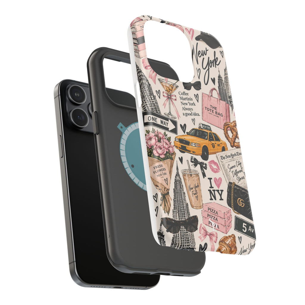 Pink New York Magnetic Phone Case