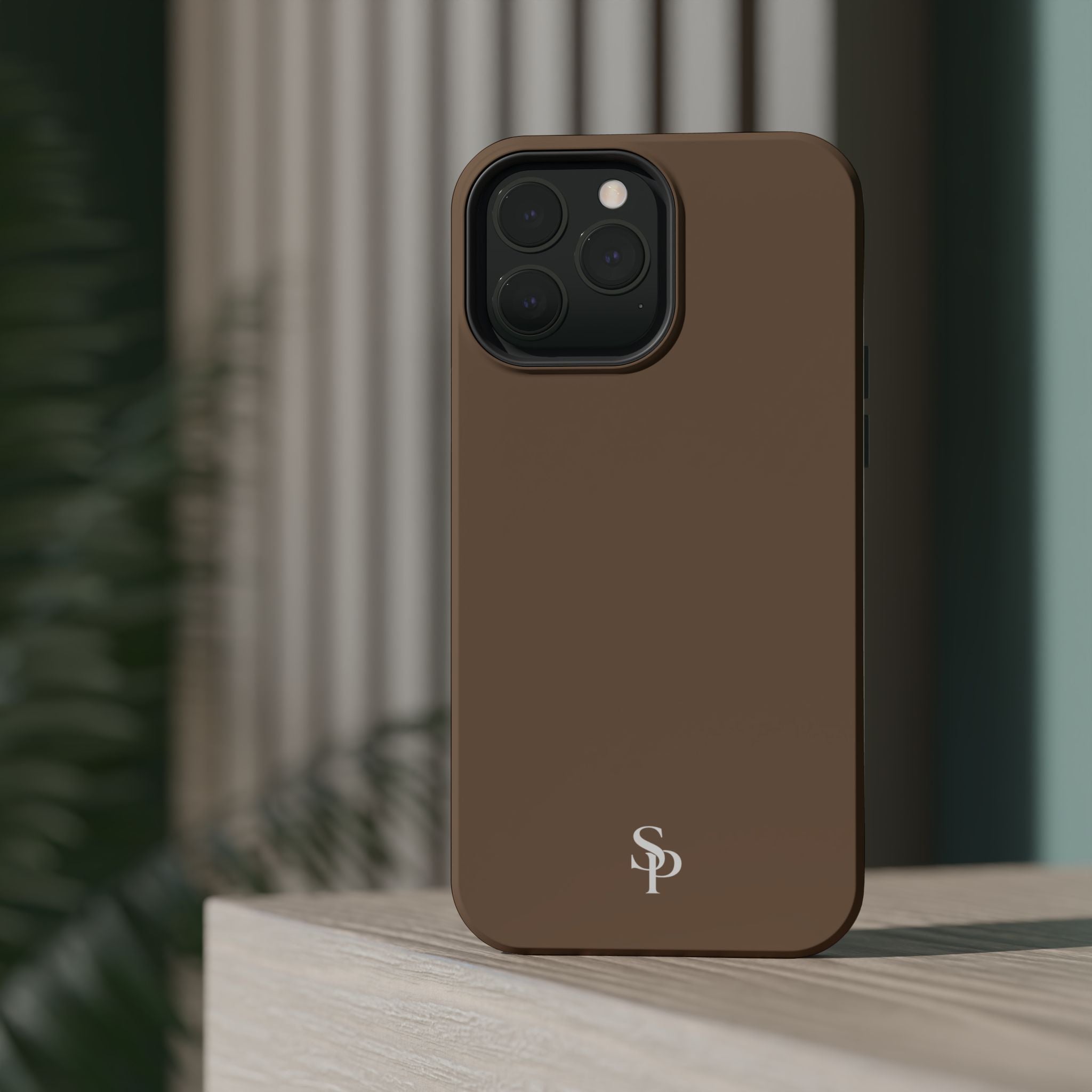Brown Magnetic Tough Case
