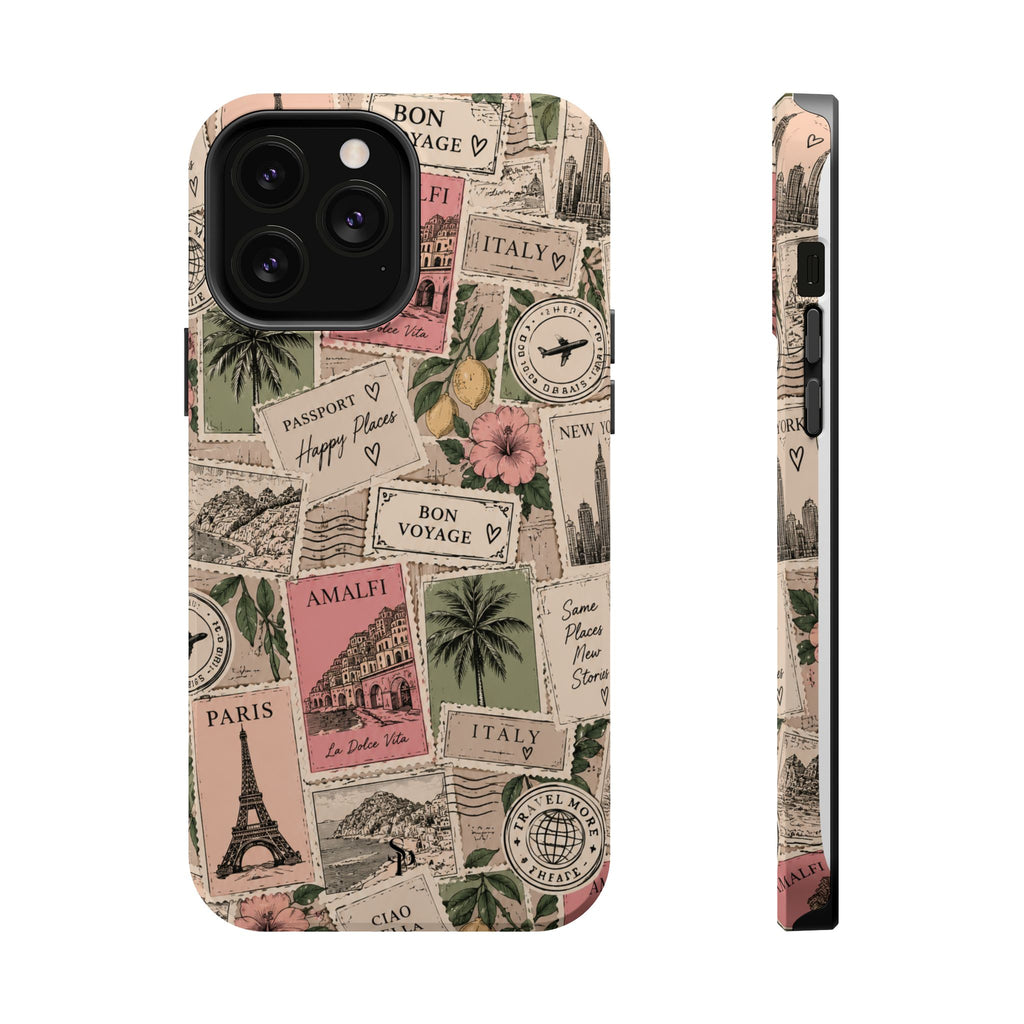 Travel Passport Stamp Magnetic Case