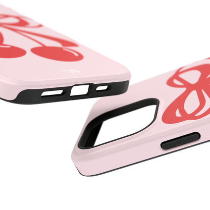 Cherry Bow Impact-Resistant Phone Case