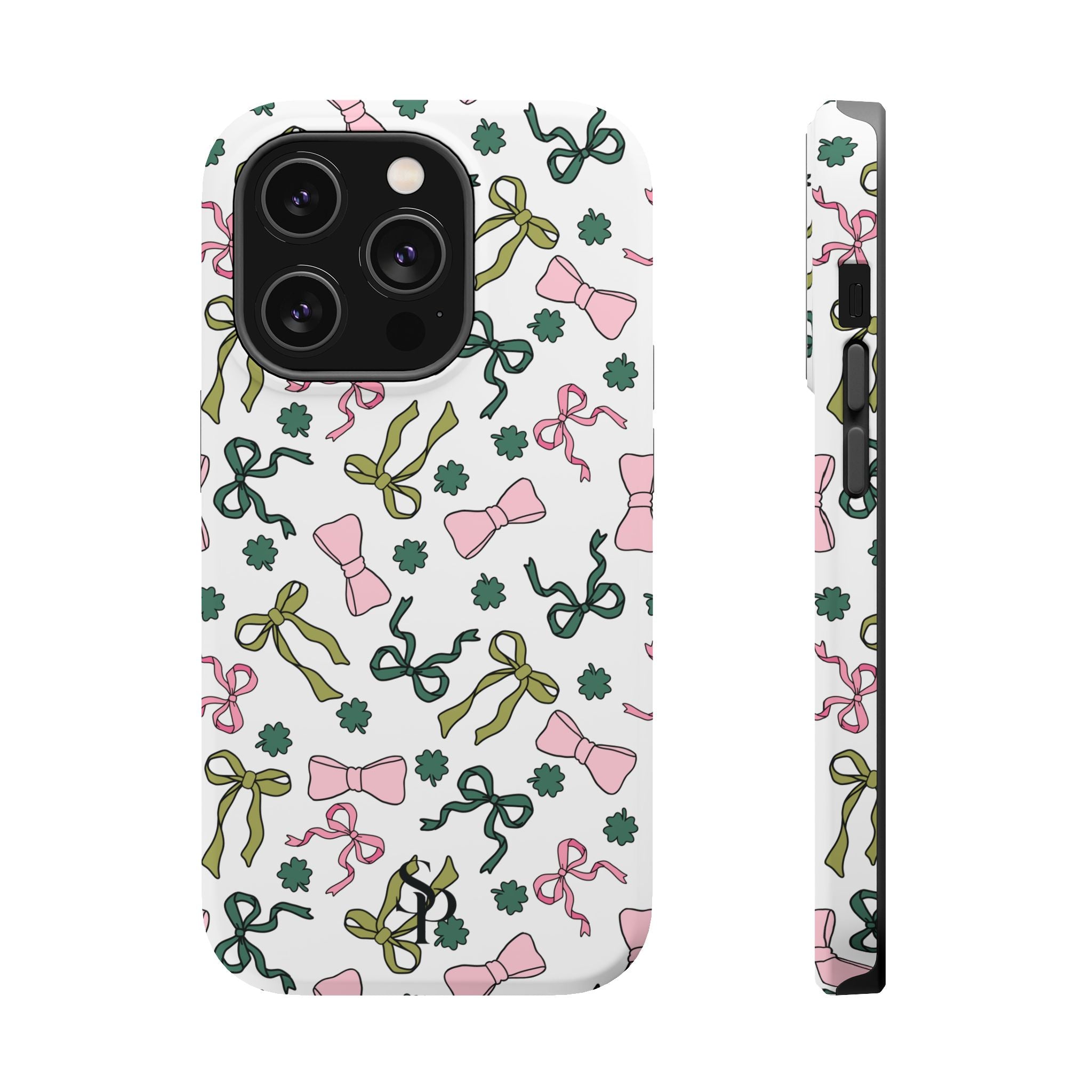Bows and Shamrocks Magnetic Phone Case