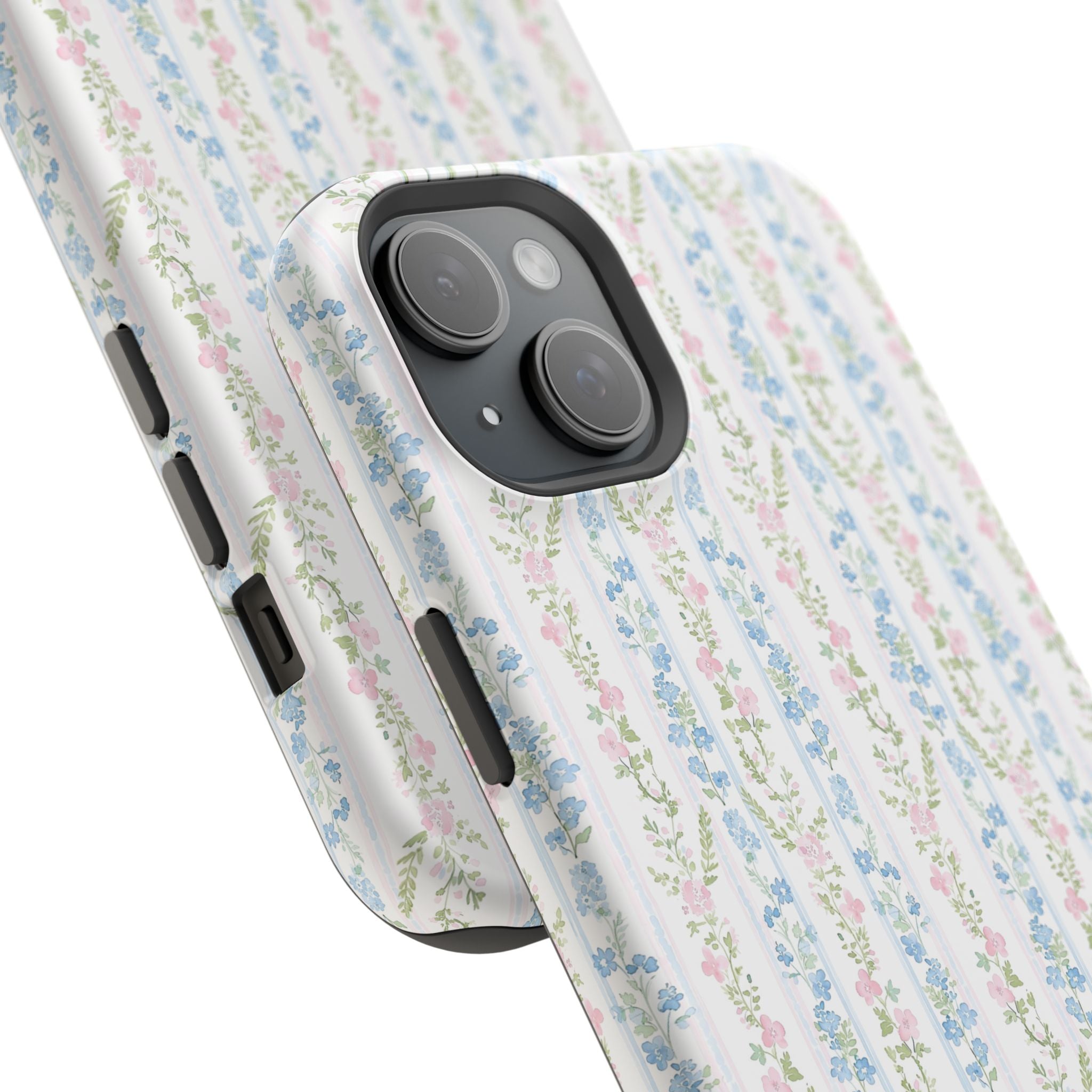 Pastel Floral Pattern Magnetic Tough Case