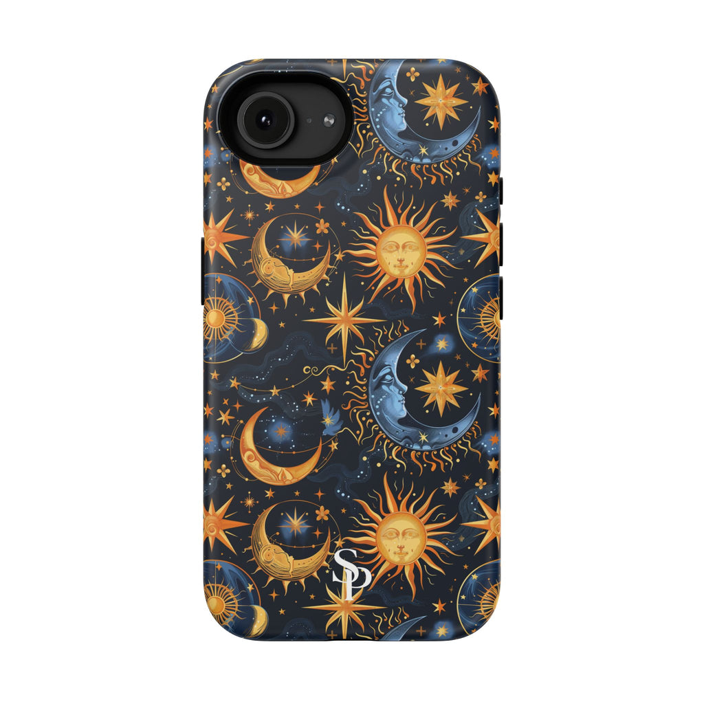 Celestial Sun and Moon Impact-Resistant Phone Case