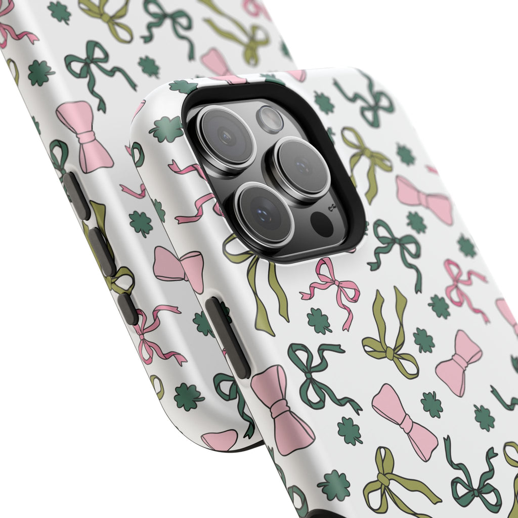 Bows and Shamrocks Magnetic Phone Case