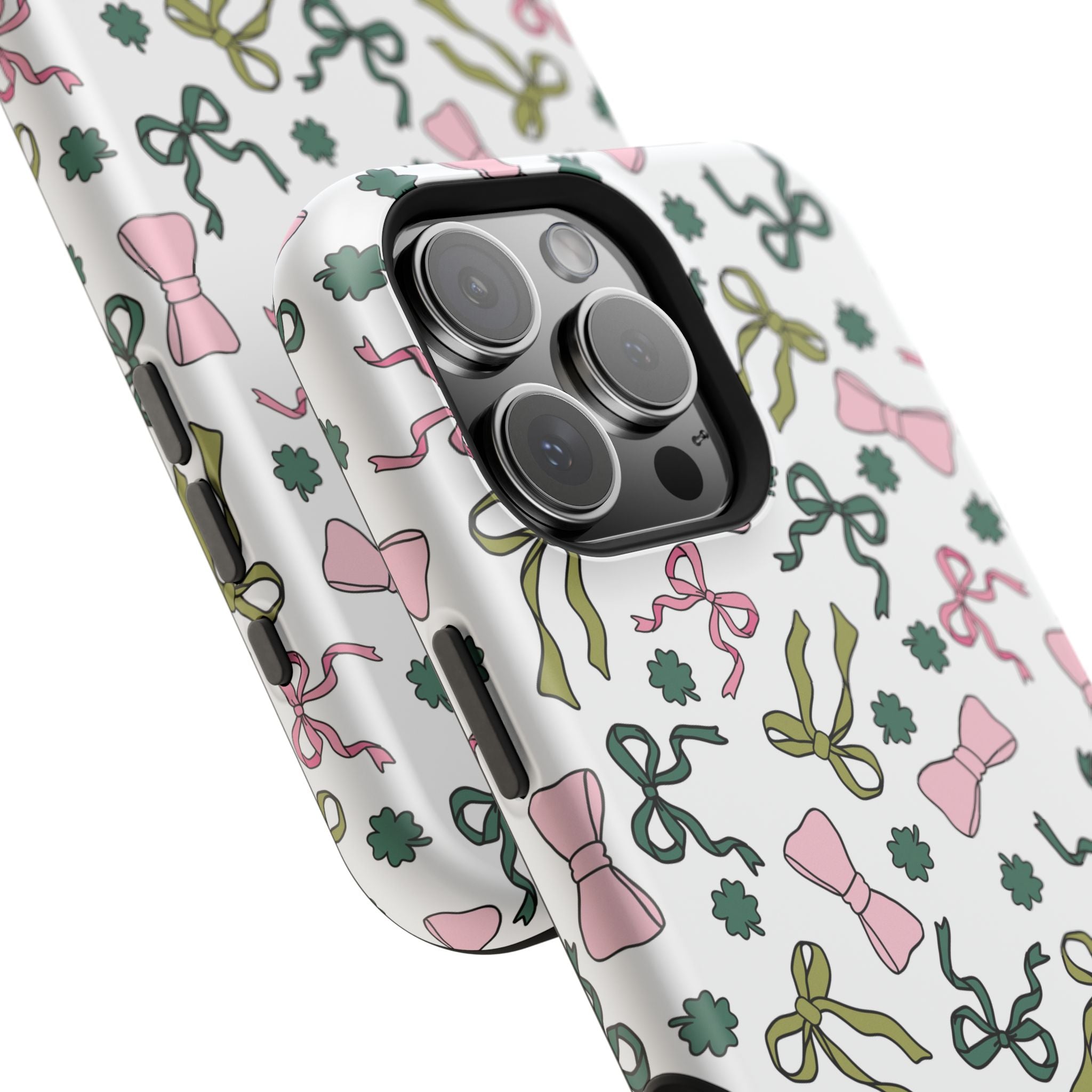 Bows and Shamrocks Magnetic Phone Case