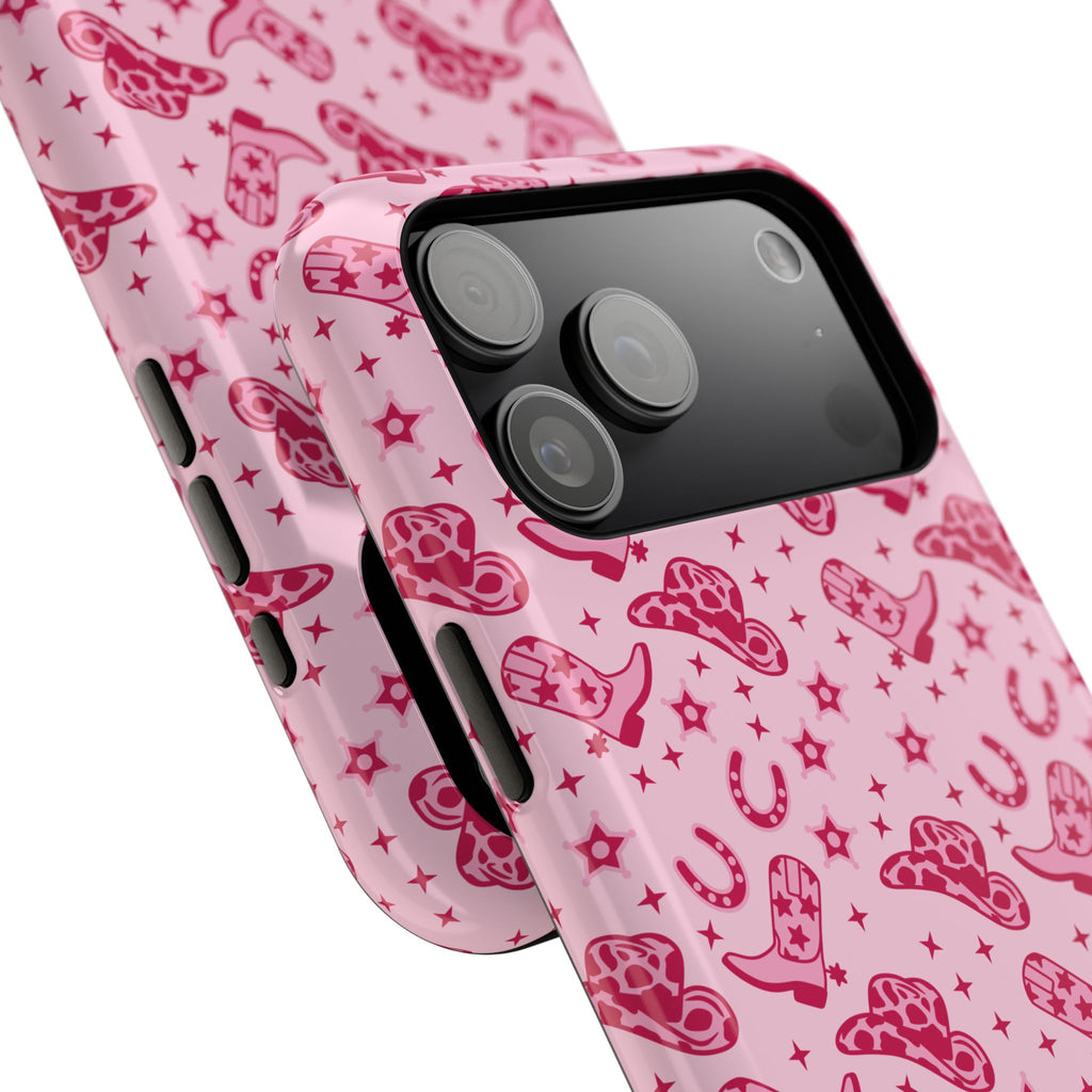Pink Cowgirl Impact-Resistant Case