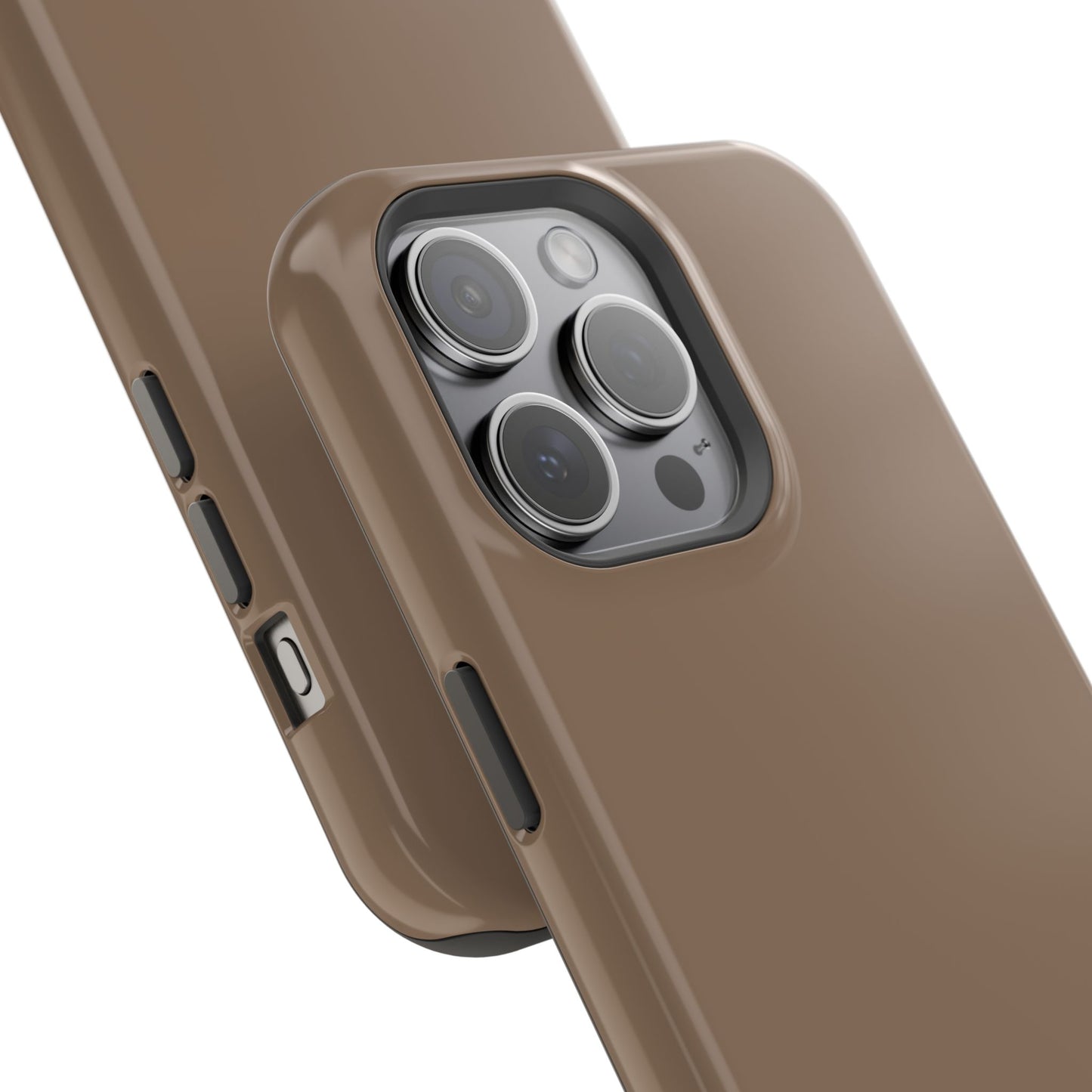 Brown Magnetic Tough Cases for Phones - Secure & Sleek Design