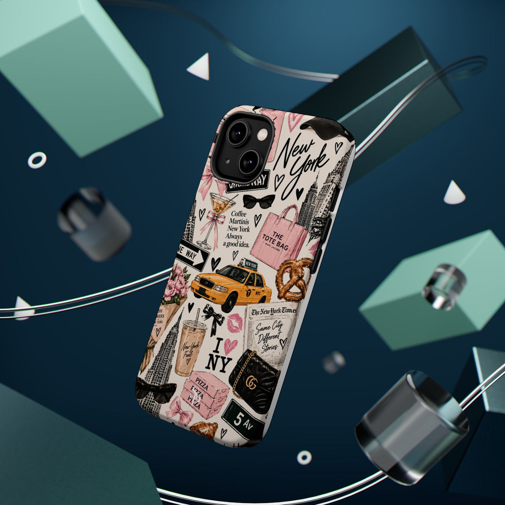 Pink New York Magnetic Phone Case