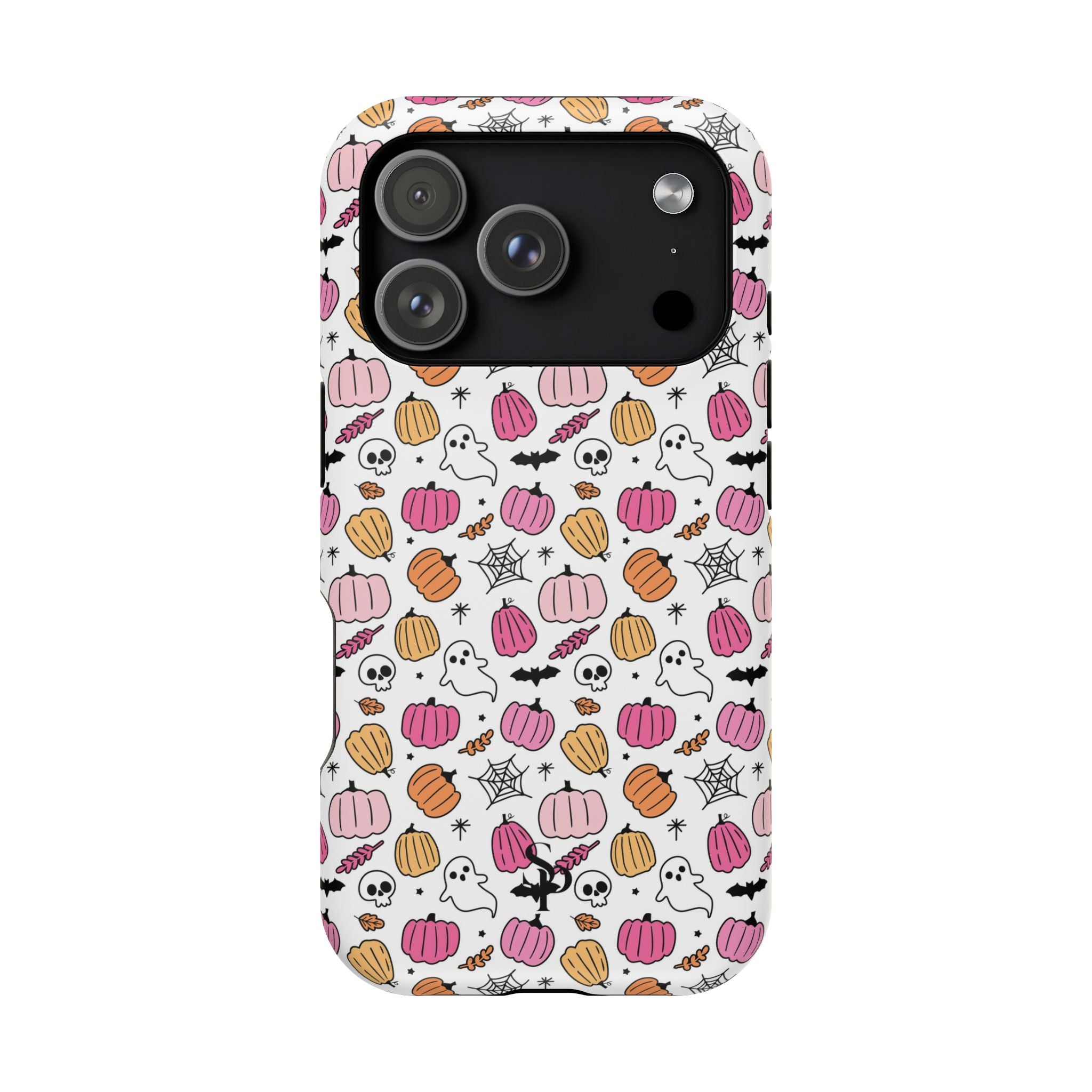 Pink Halloween Impact-Resistant Cases