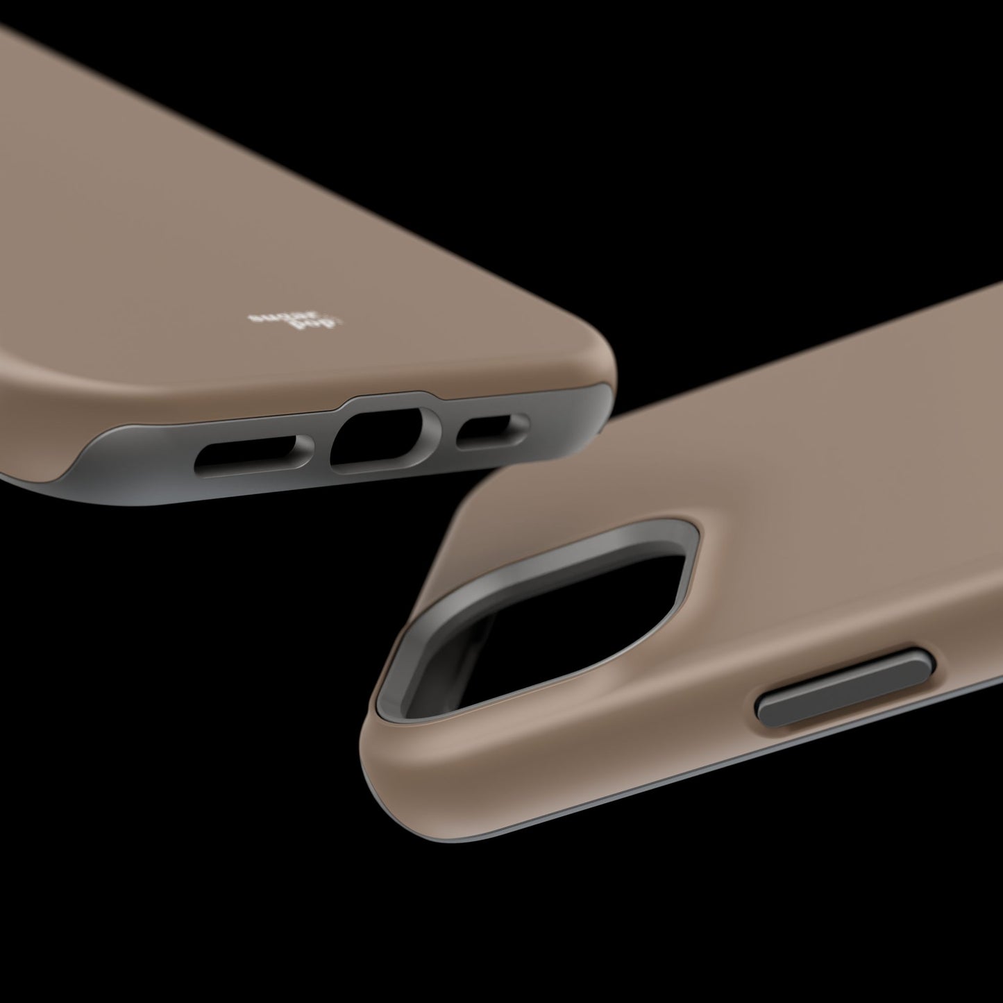 Brown Magnetic Tough Cases for Phones - Secure & Sleek Design