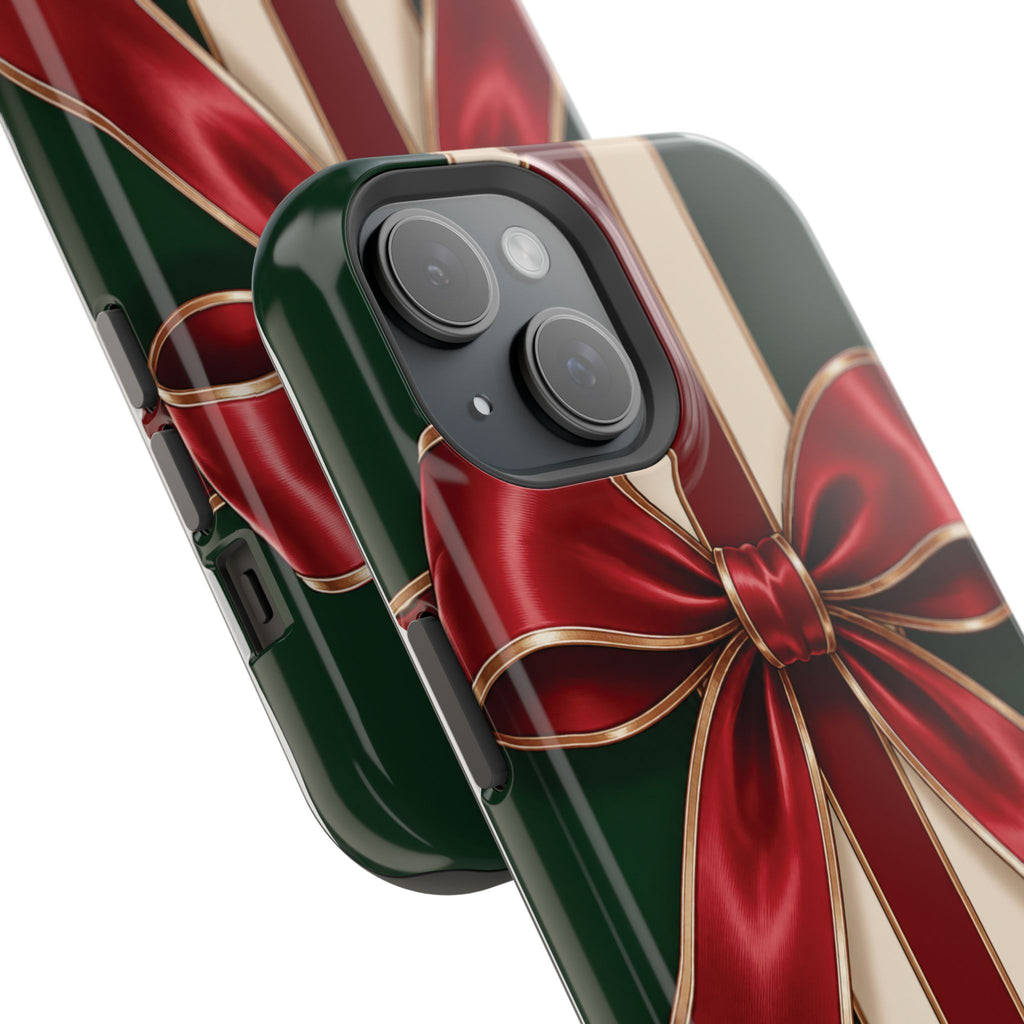 Christmas Gift Bow Magnetic Phone Case