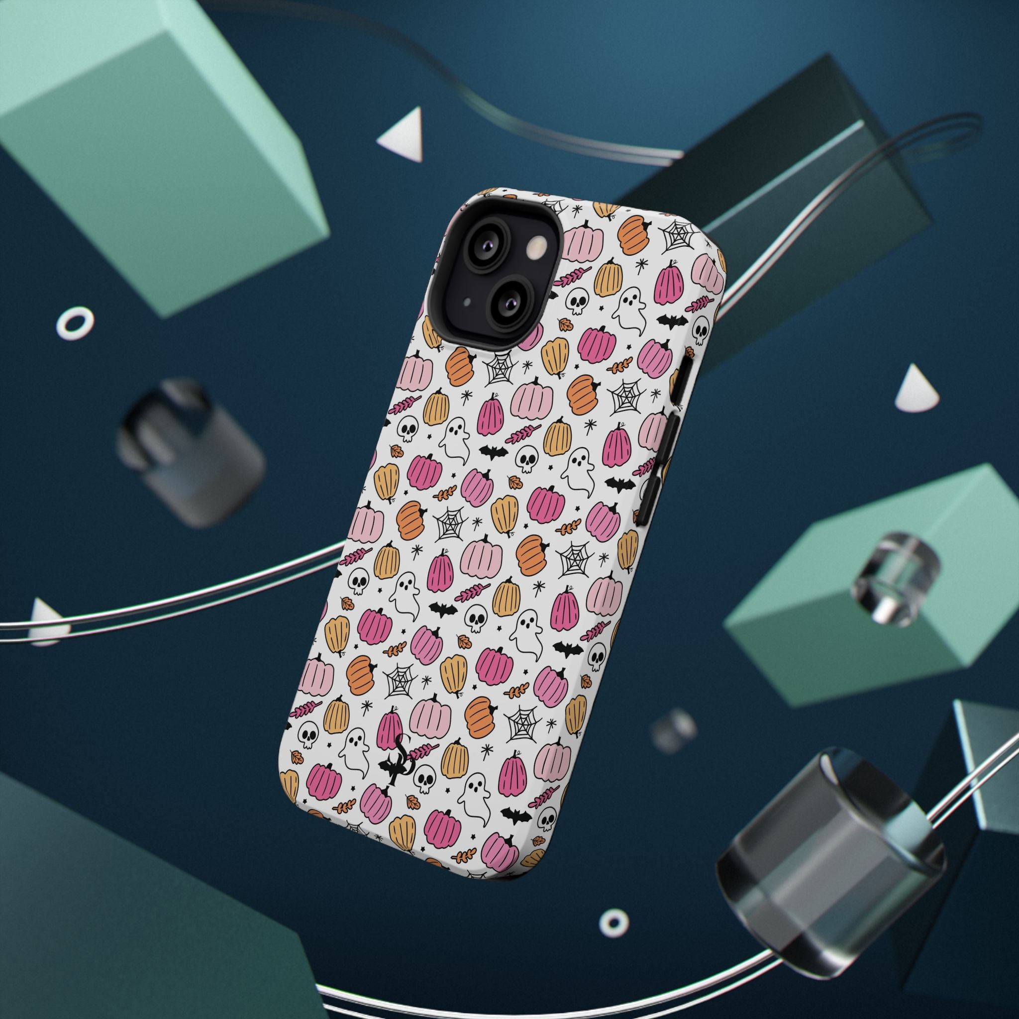 Pink Halloween Impact-Resistant Cases