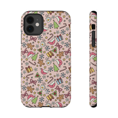 Festive Holiday Phone Case - Impact-Resistant Design for Christmas Cheer