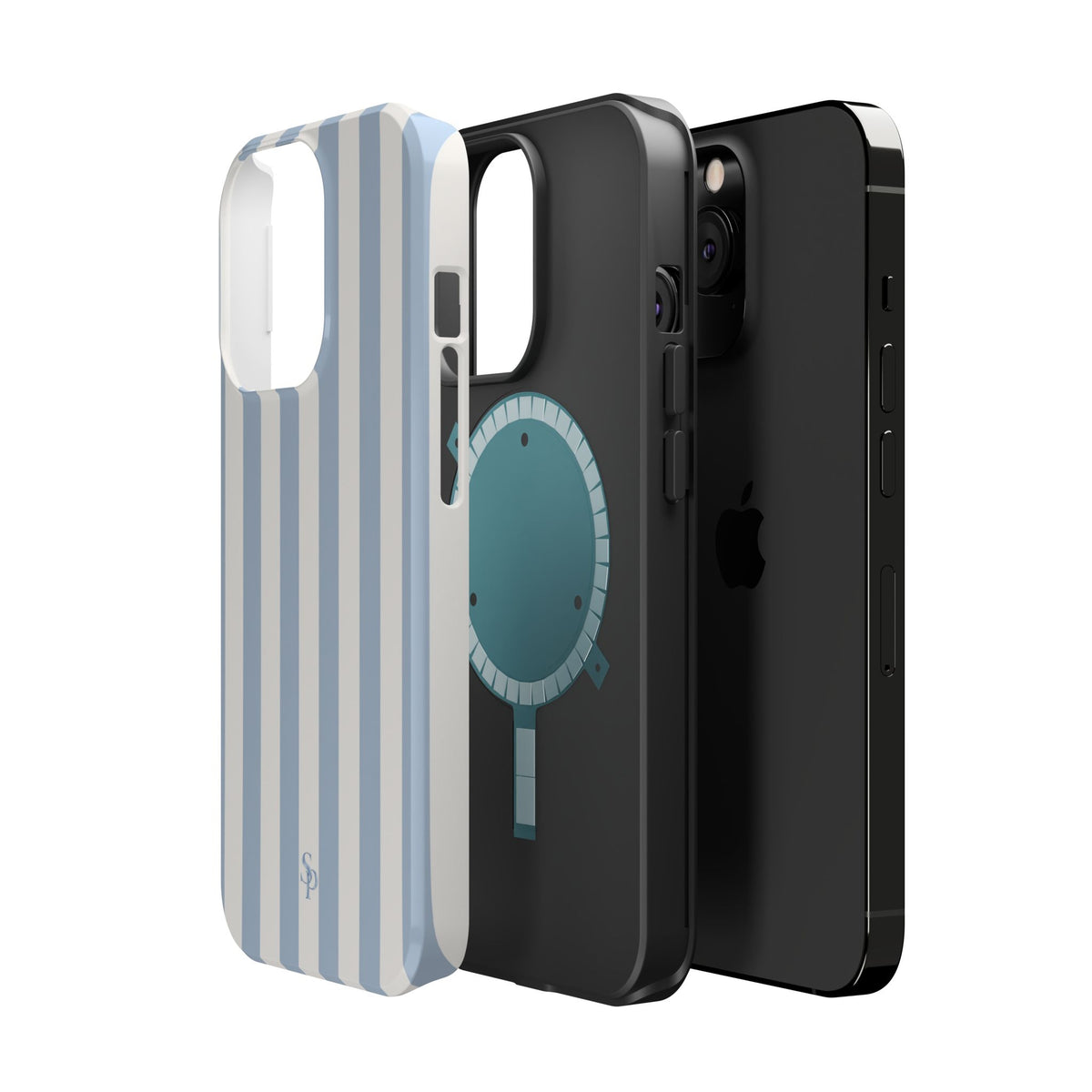 Glacier Striped Magnetic Phone Case