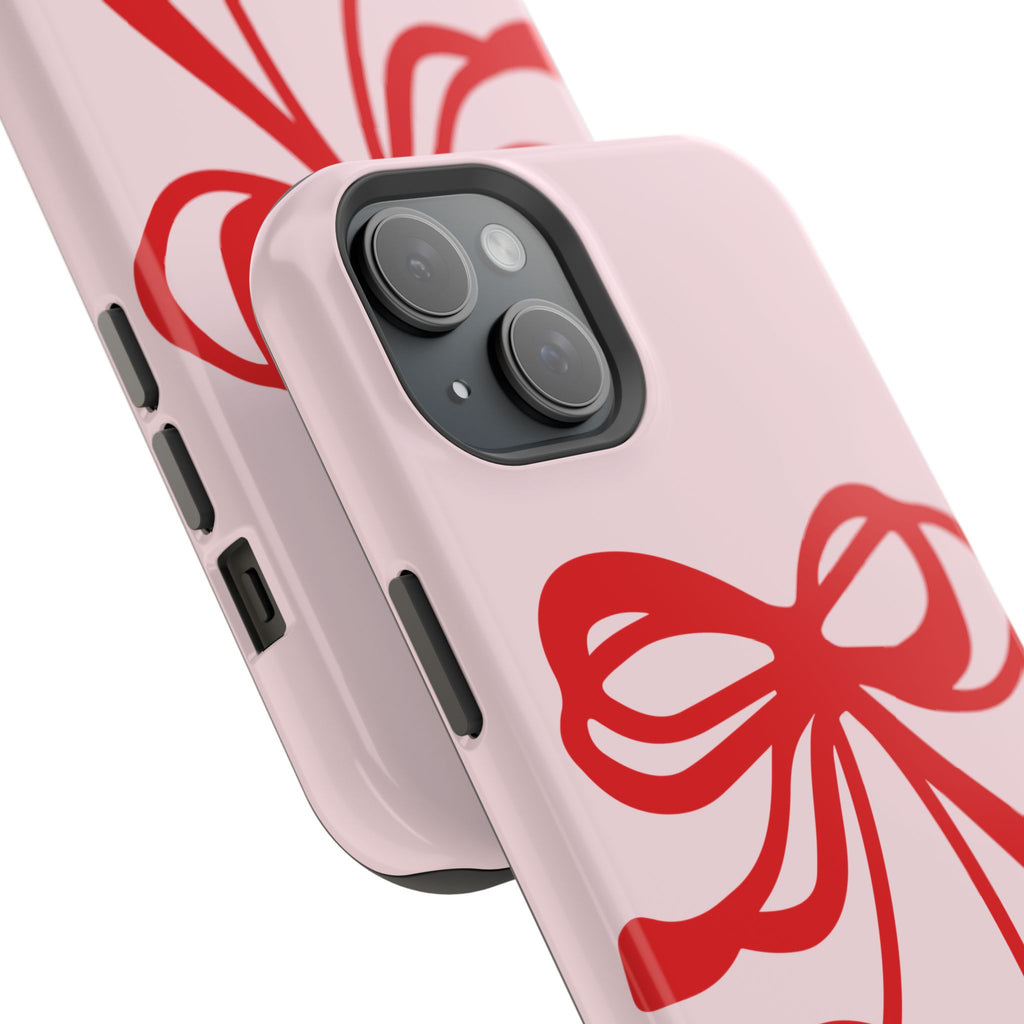 Cherry Bow Impact-Resistant Phone Case