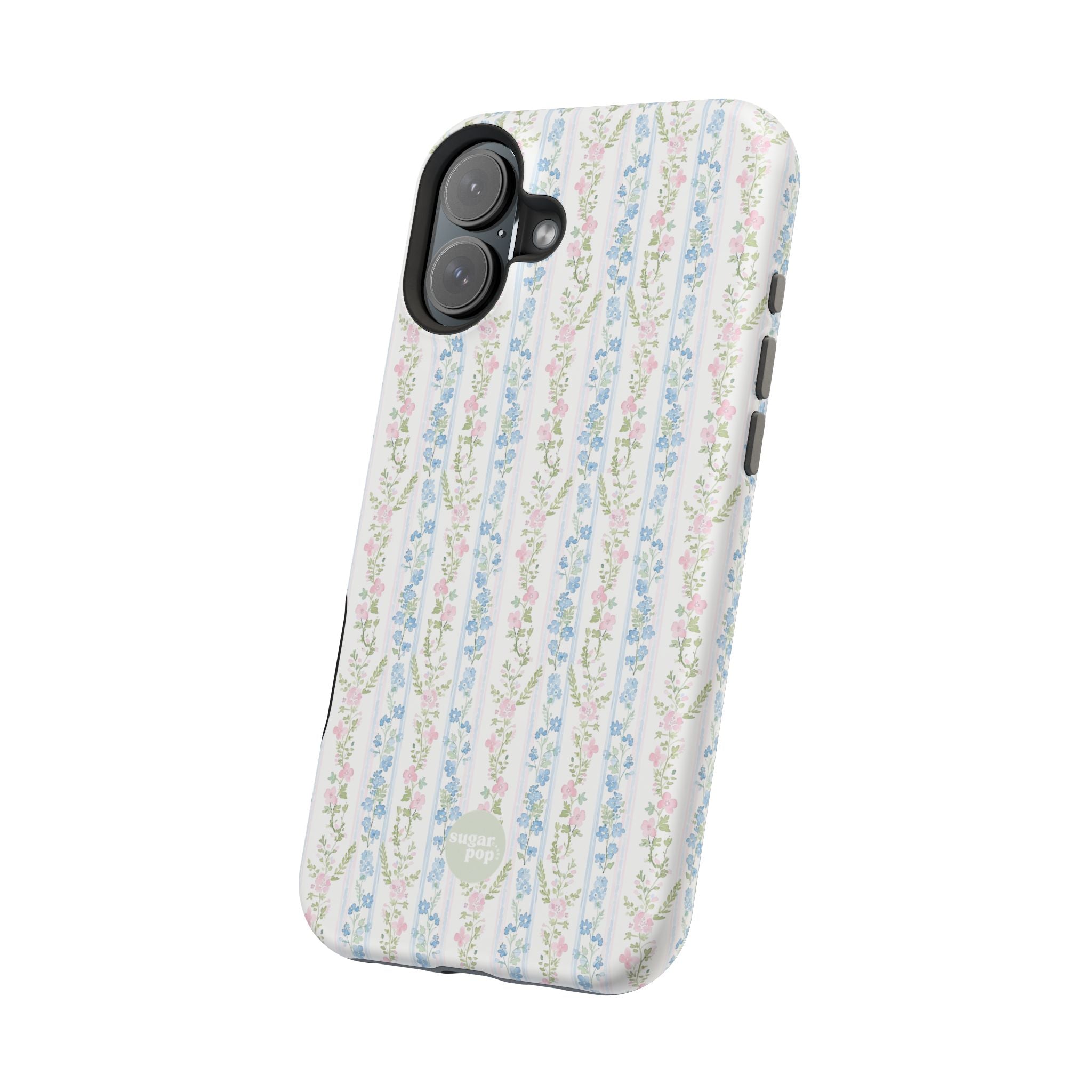 Pastel Floral Pattern Magnetic Tough Case