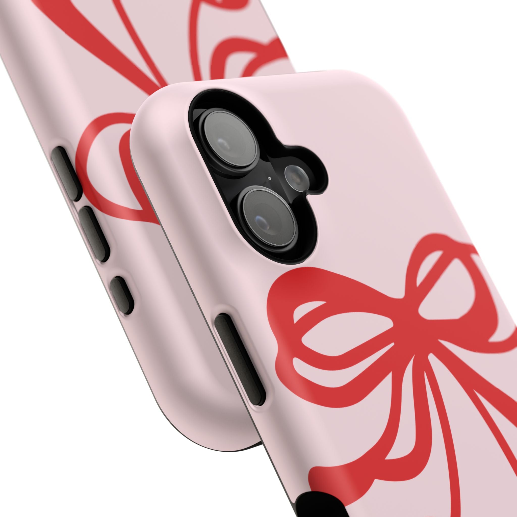 Cherry Bow Impact-Resistant Phone Case