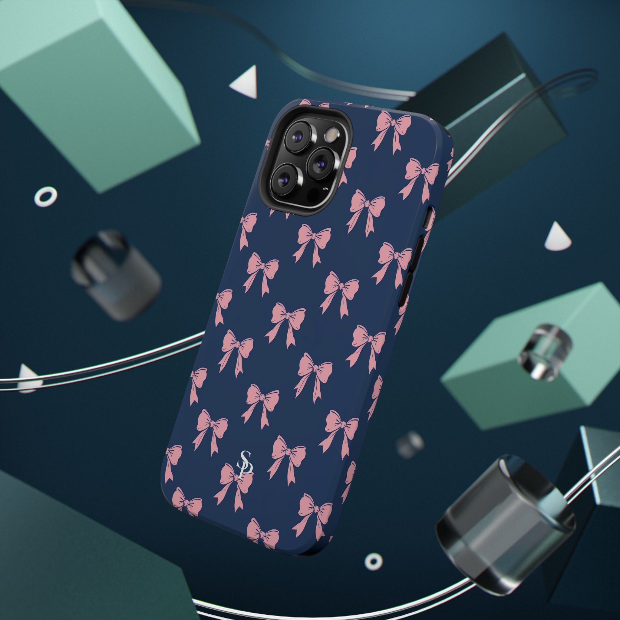 Chic Bow Impact-Resistant Phone Case
