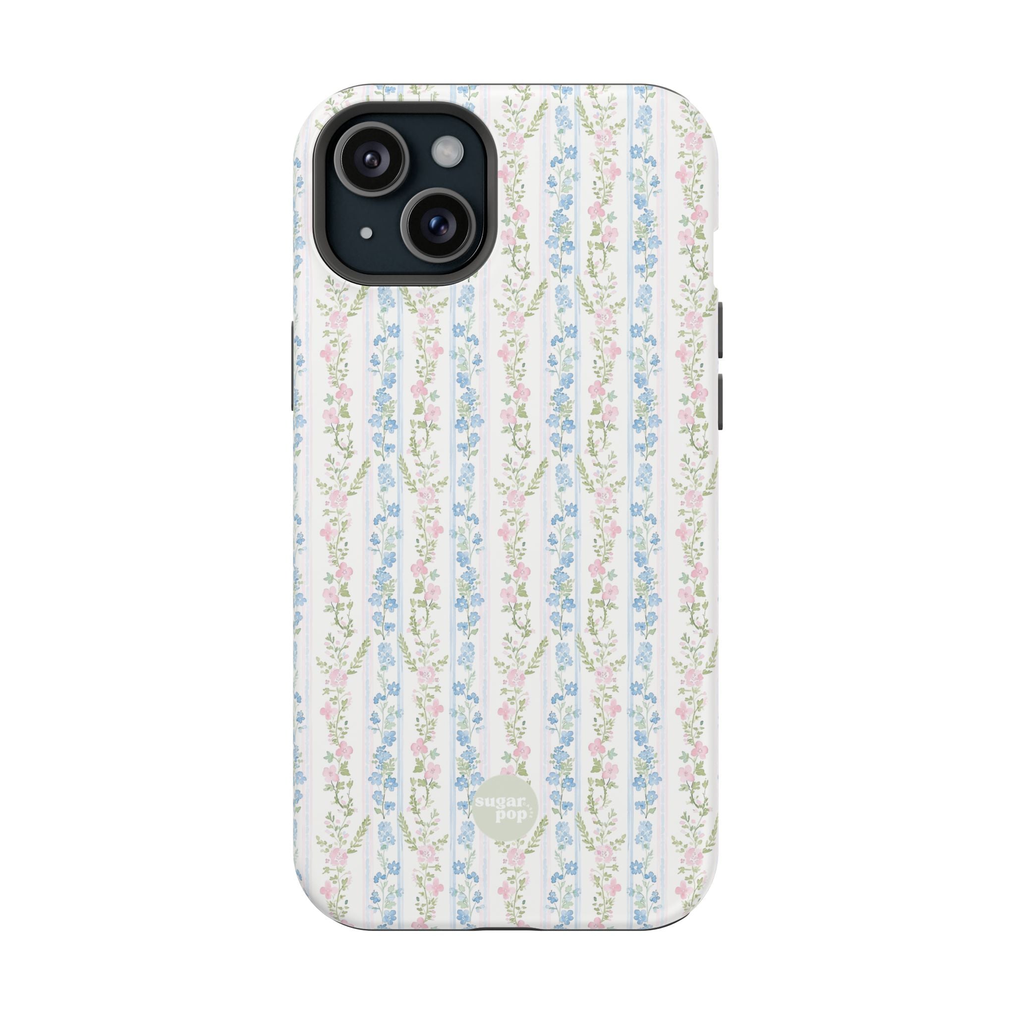 Pastel Floral Pattern Magnetic Tough Case