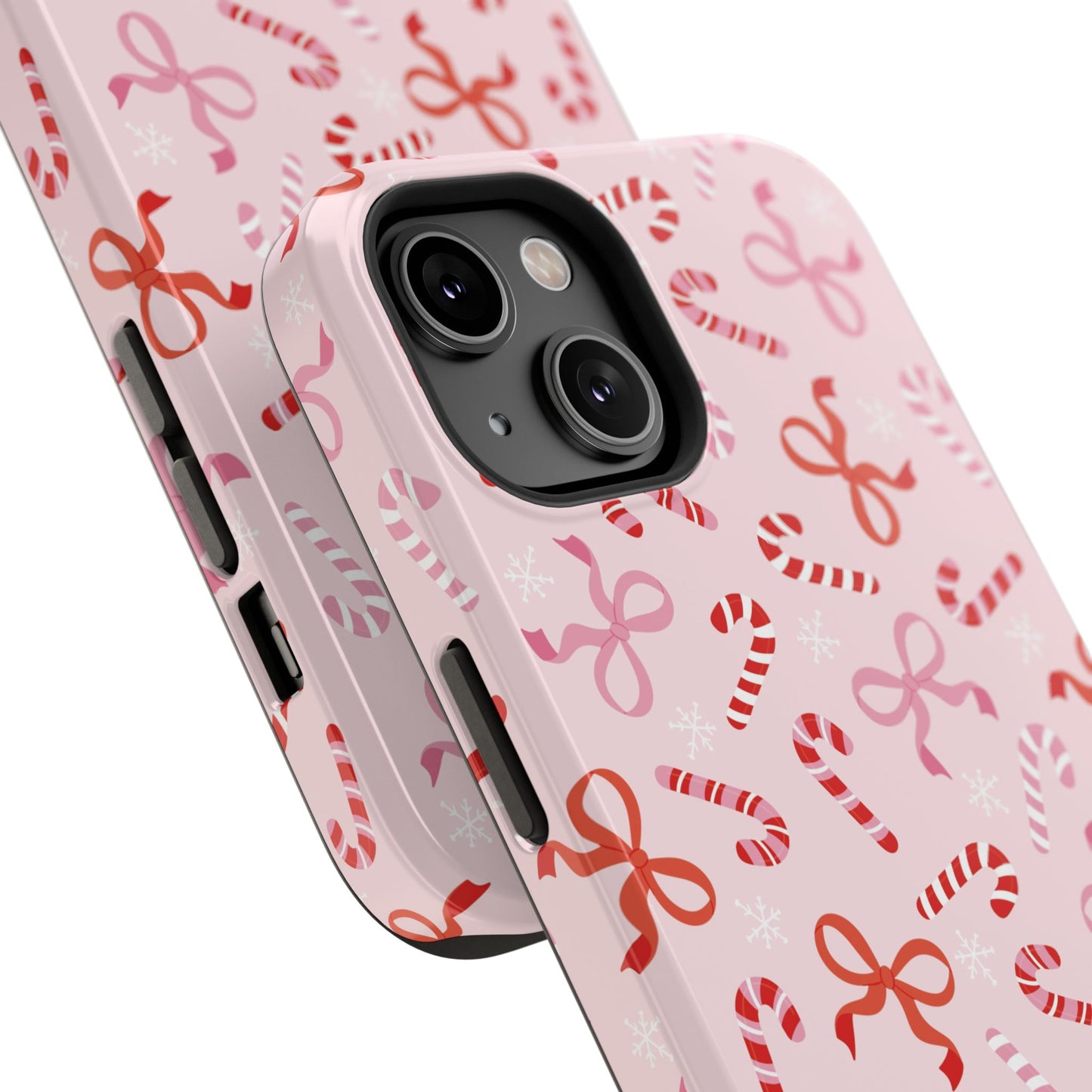 Candy Cane Impact-Resistant Phone Case - Limited Edition