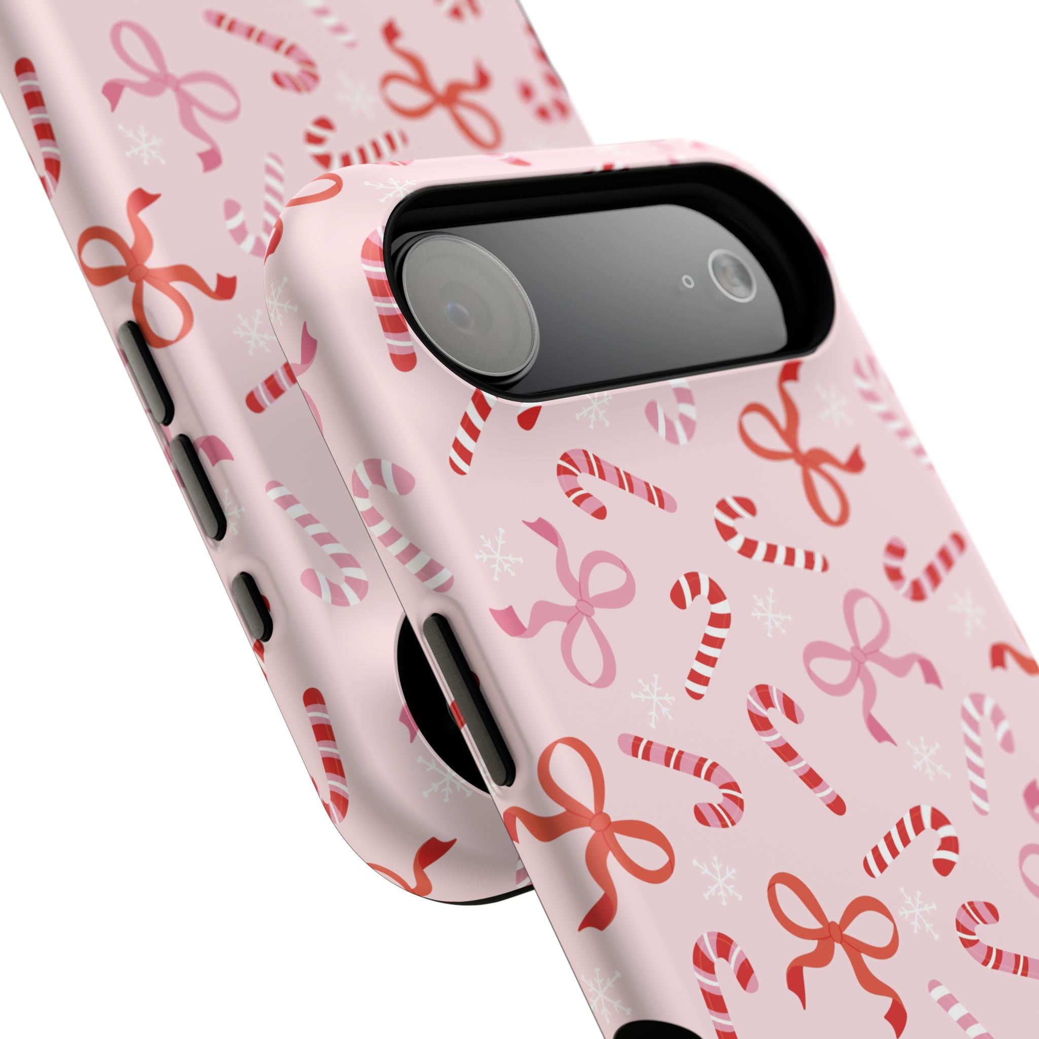 Candy Cane Impact-Resistant Phone Case - Limited Edition