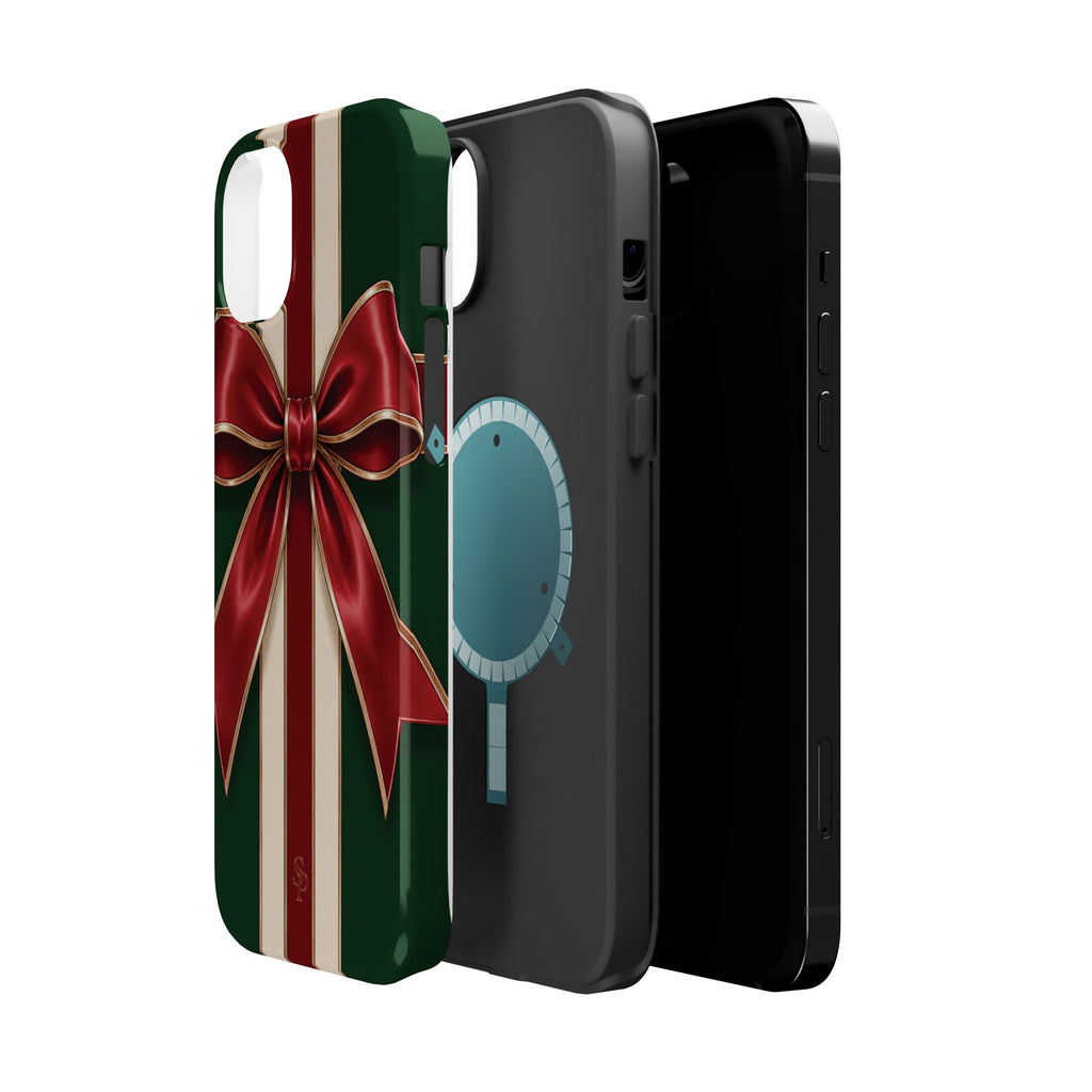 Christmas Gift Bow Magnetic Phone Case