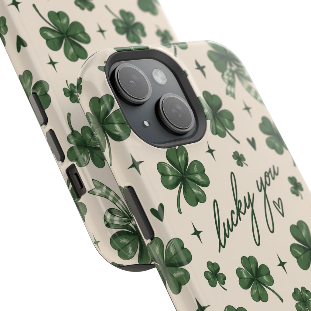 Lucky You Clover Magnetic Impact Phone Case