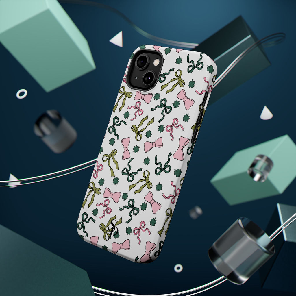 Bows and Shamrocks Magnetic Phone Case