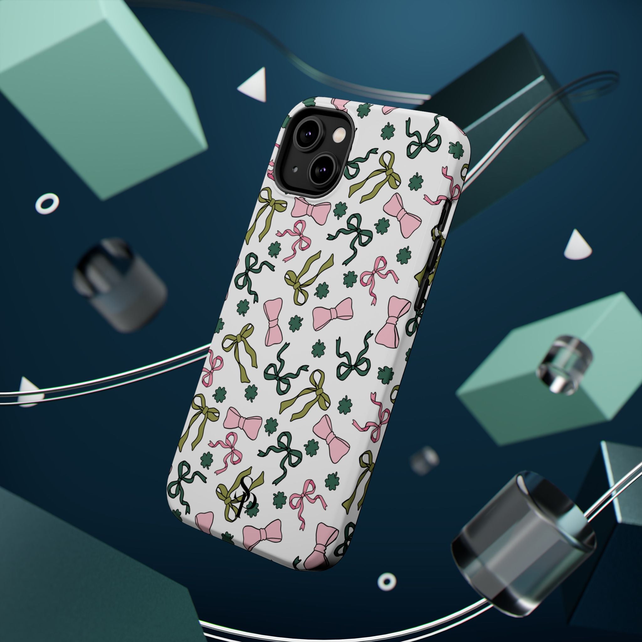 Bows and Shamrocks Magnetic Phone Case