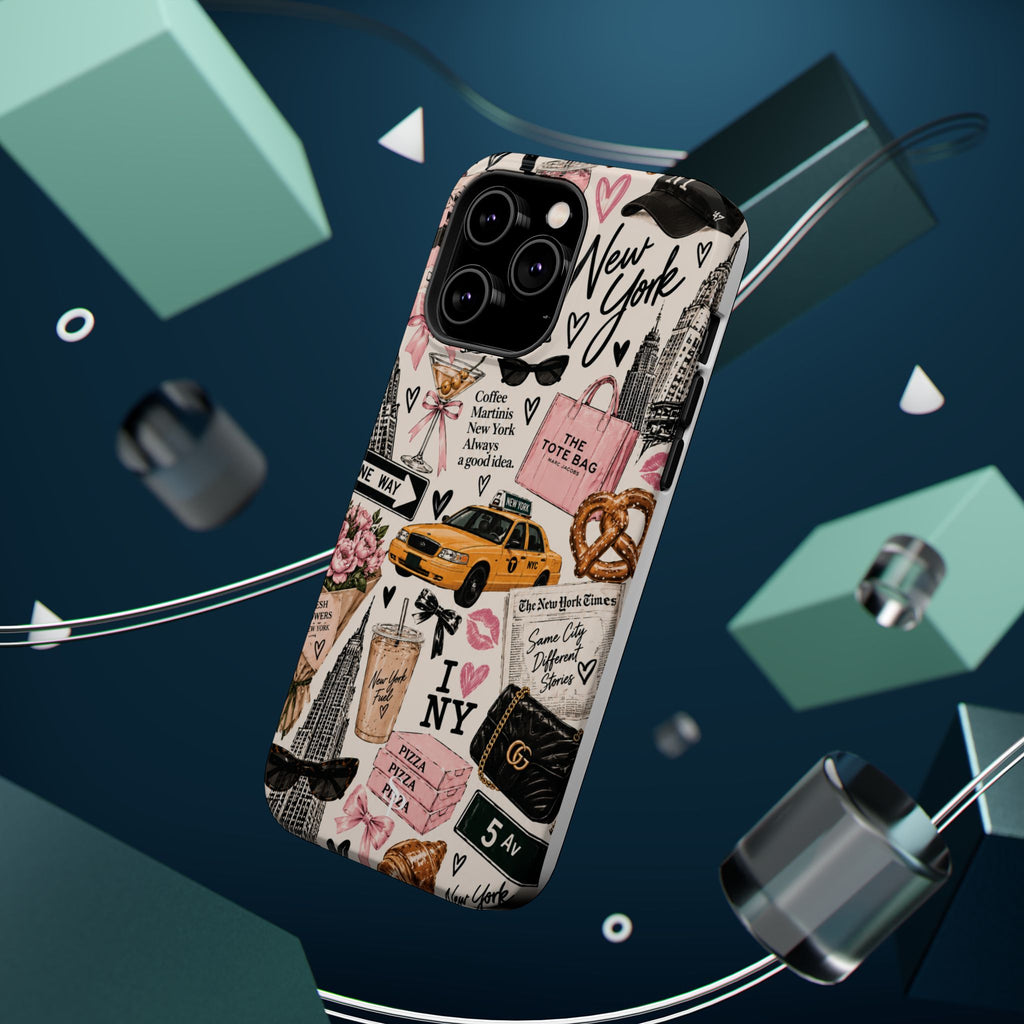 Pink New York Magnetic Phone Case